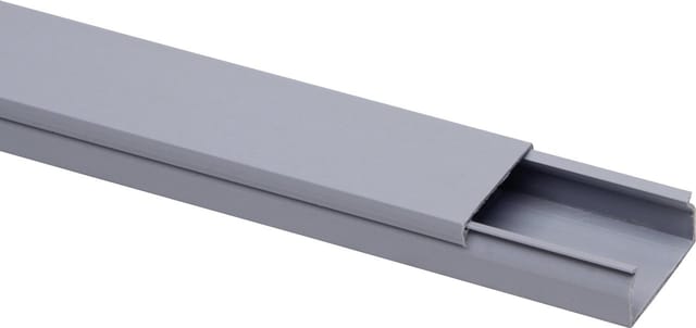 Weitere - Kopp Kabelkanal 2m 30 x 15mm Silber Kabel Leiste Kanal Kabelkanal Brüstungskanal