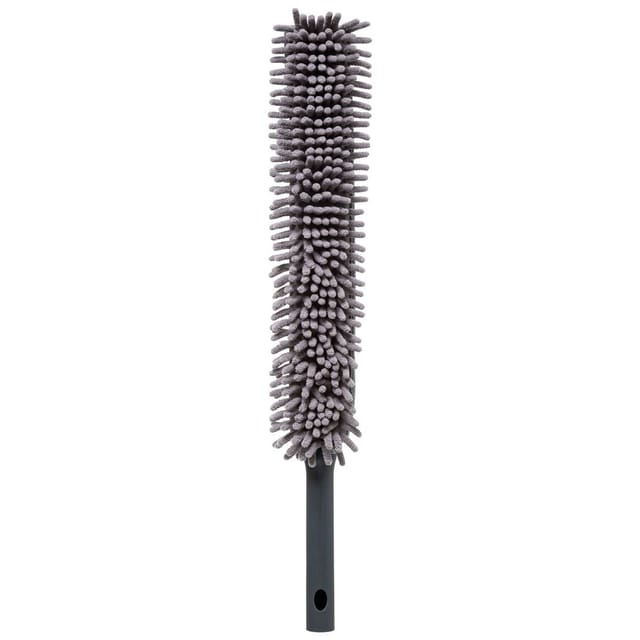 5five Simply Smart - Doppelseitiger staubwedelkopf click & clean grau - 5five