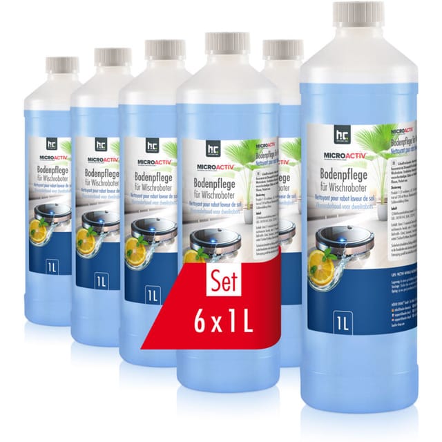 Höfer Chemie Gmbh - 6x 1 l Microactiv® Bodenpflege für Wischroboter