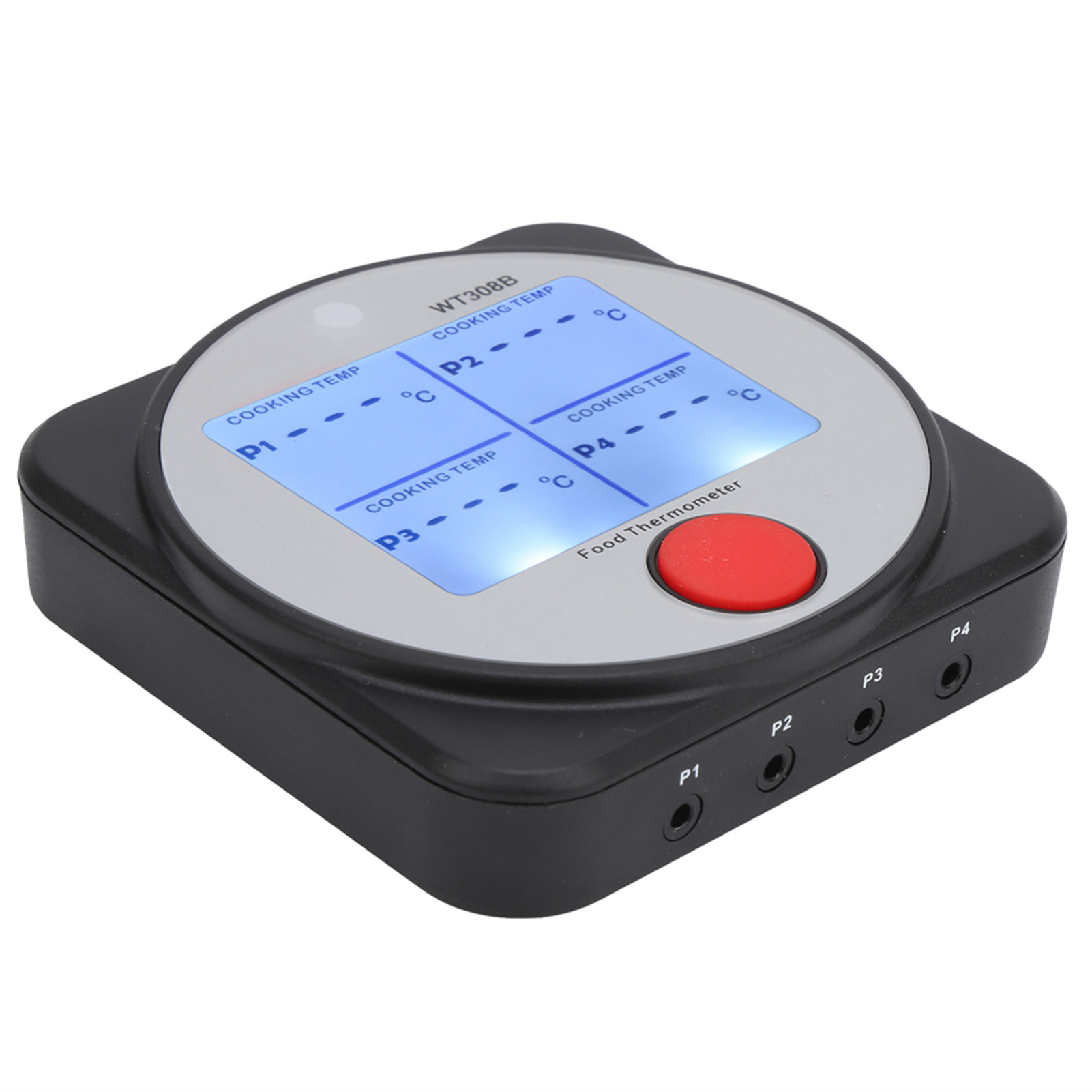 Digitales Lebensmittelthermometer Wt308b -40300℃ Mit Drahtloser Anzeige Und Zwei Edelstahlfühlern