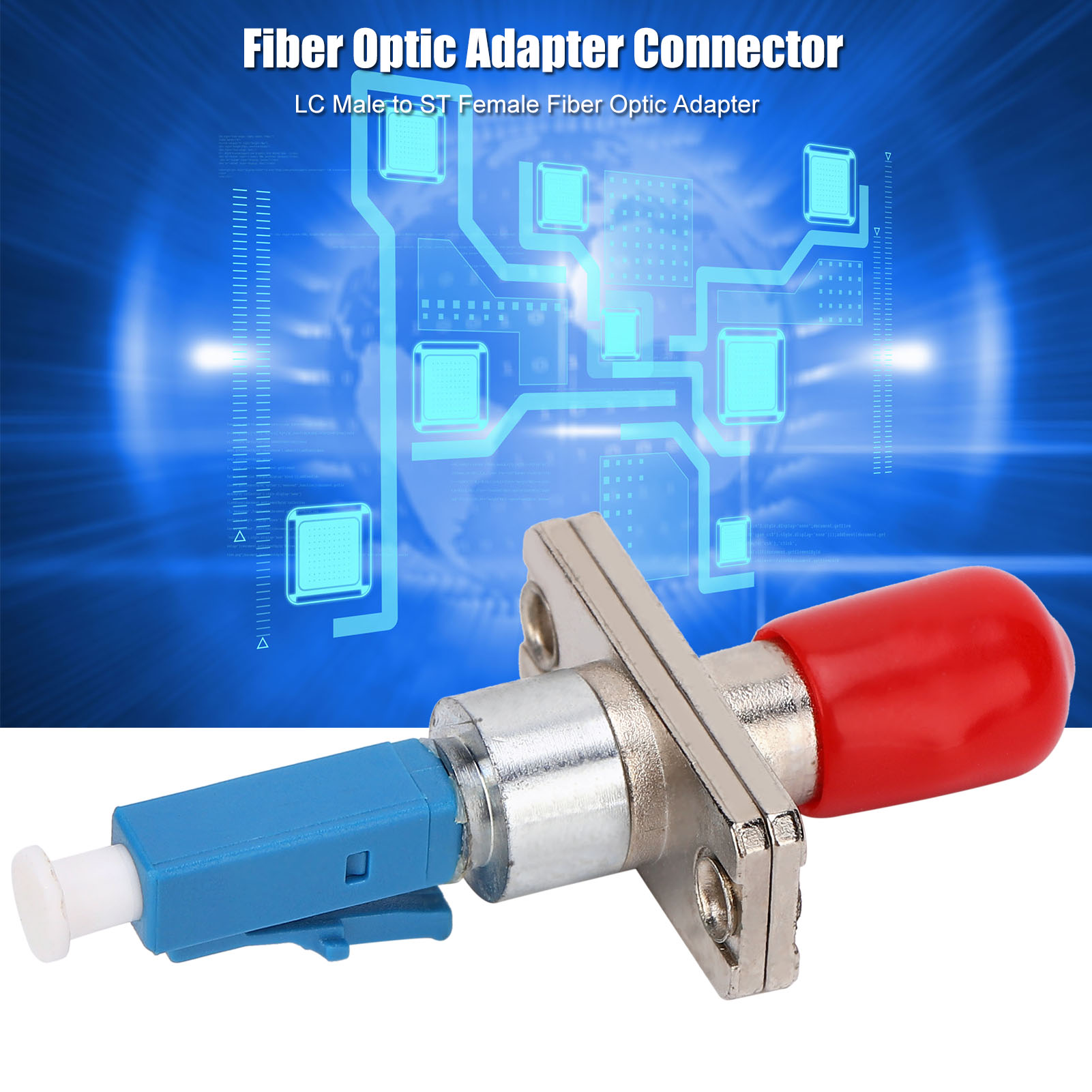 Lc-zu-st-buchsen-glasfaserstecker-flanschadapter
