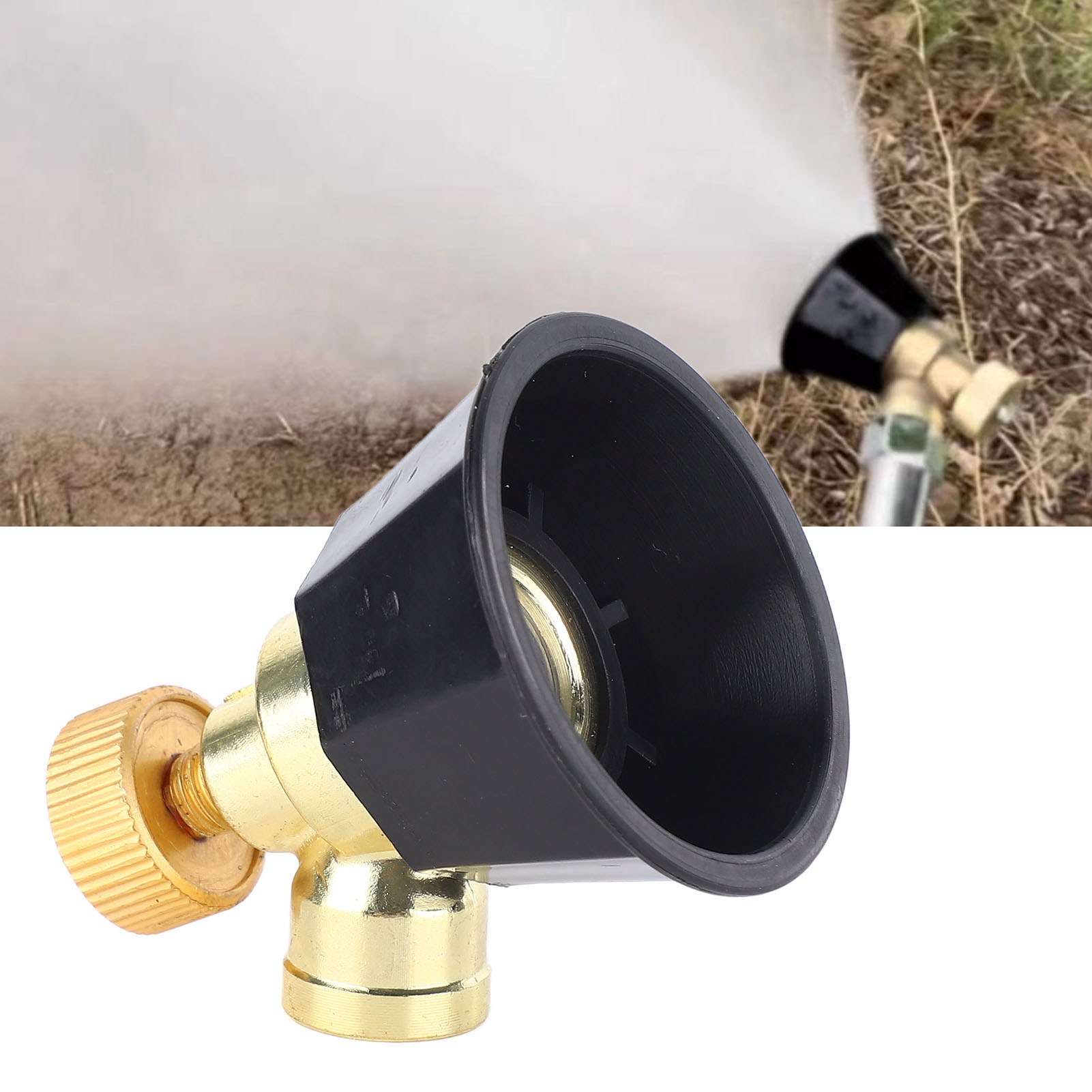 Landwirtschaftliche Hochdruck-druckluftspritze Mit Wirbeldüse, Windbeständiger Und Verstellbarer Sprühdüse, Motorisierter, Verstellbarer Kupfer-sprühdüse, Schwarzem Zyklon