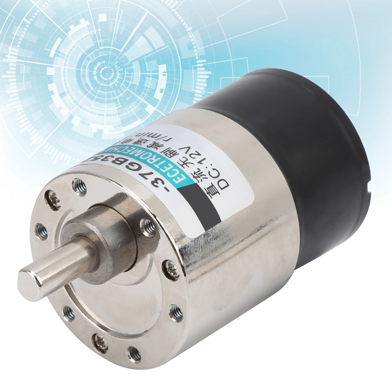 12-v-gleichstrom-bürstenlosmotor Xd-37gb3525 + Standard + Drehzahlregler, Kleiner Bürstenloser Getriebemotor, Vorwärts-/rückwärtslauf, Niedrige Drehzahl, 30 U/min