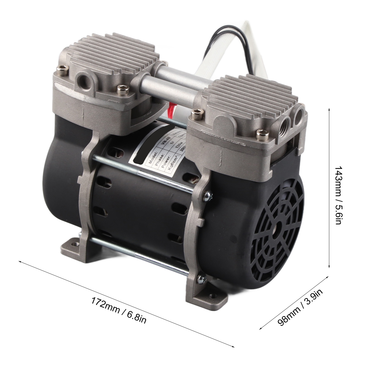 Vn40 220v 130w Ölfreie Vakuumpumpe