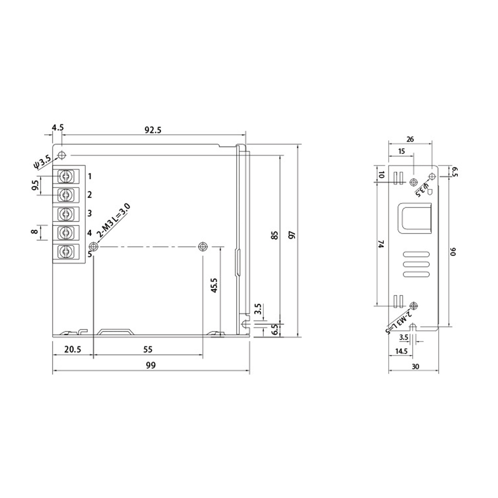 Berm® 75w Led-netzteil - Lrs-75-24 Medizinisches Netzteil