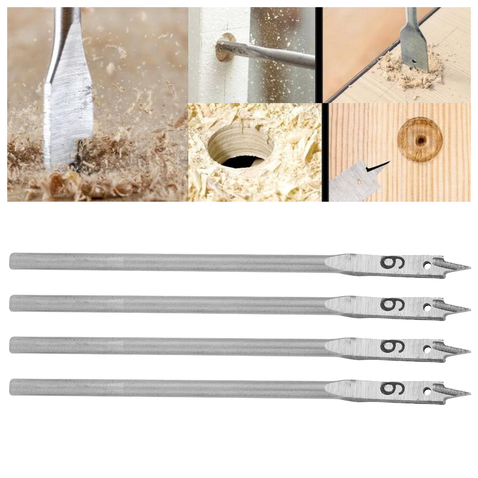 6-mm-holzbohrer Mit Dreieckiger Spitze Zum Aufweiten Von Löchern