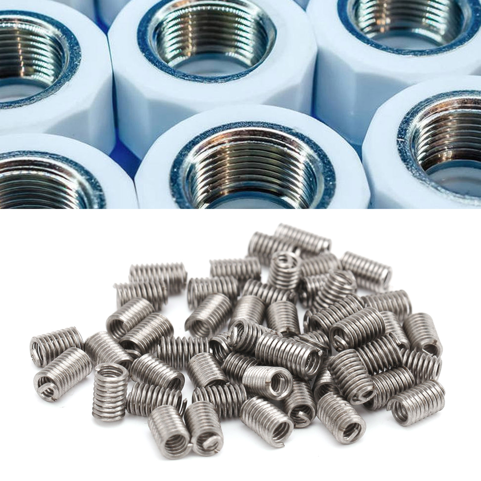 50 Stück 4-40 Standard-gewindeschutzhülsen Aus Amerikanischem Stahl Für 3d-gewindereparaturen