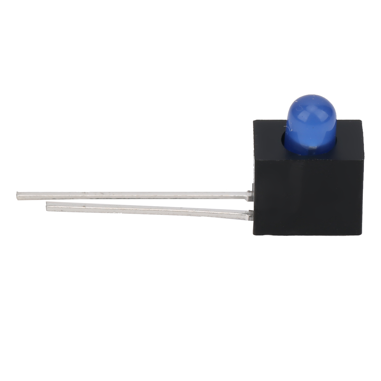 3-mm-led-lampenfassung Mit Einem Loch, Lampenfassung Mit Einem Loch Und Roten, Gelben, Grünen Und Blauen Led-leuchten, 90 Grad Gebogene Beine, Einschließlich Einer Blauen Leuchte.