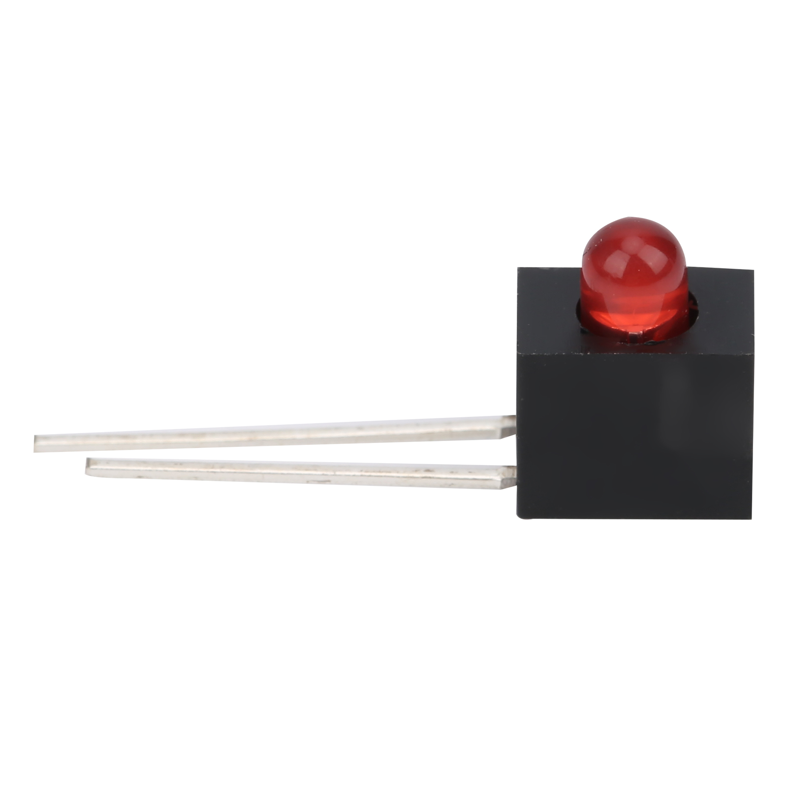 3-mm-led-lampenfassung Mit Einem Loch, Lampenfassung Mit Einem Loch Und Roten, Gelben, Grünen Und Blauen Leds, 90 Grad Gebogene Beine, Inklusive Einer Roten Leuchte.