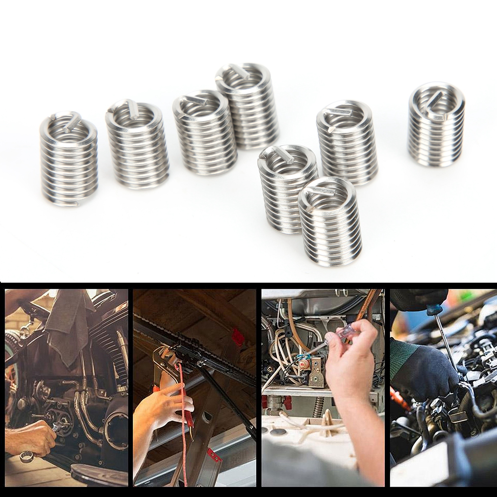 50 Stück Us-standard-gewindeschutzhülsen 5/16"-182d Für Gewindereparaturen