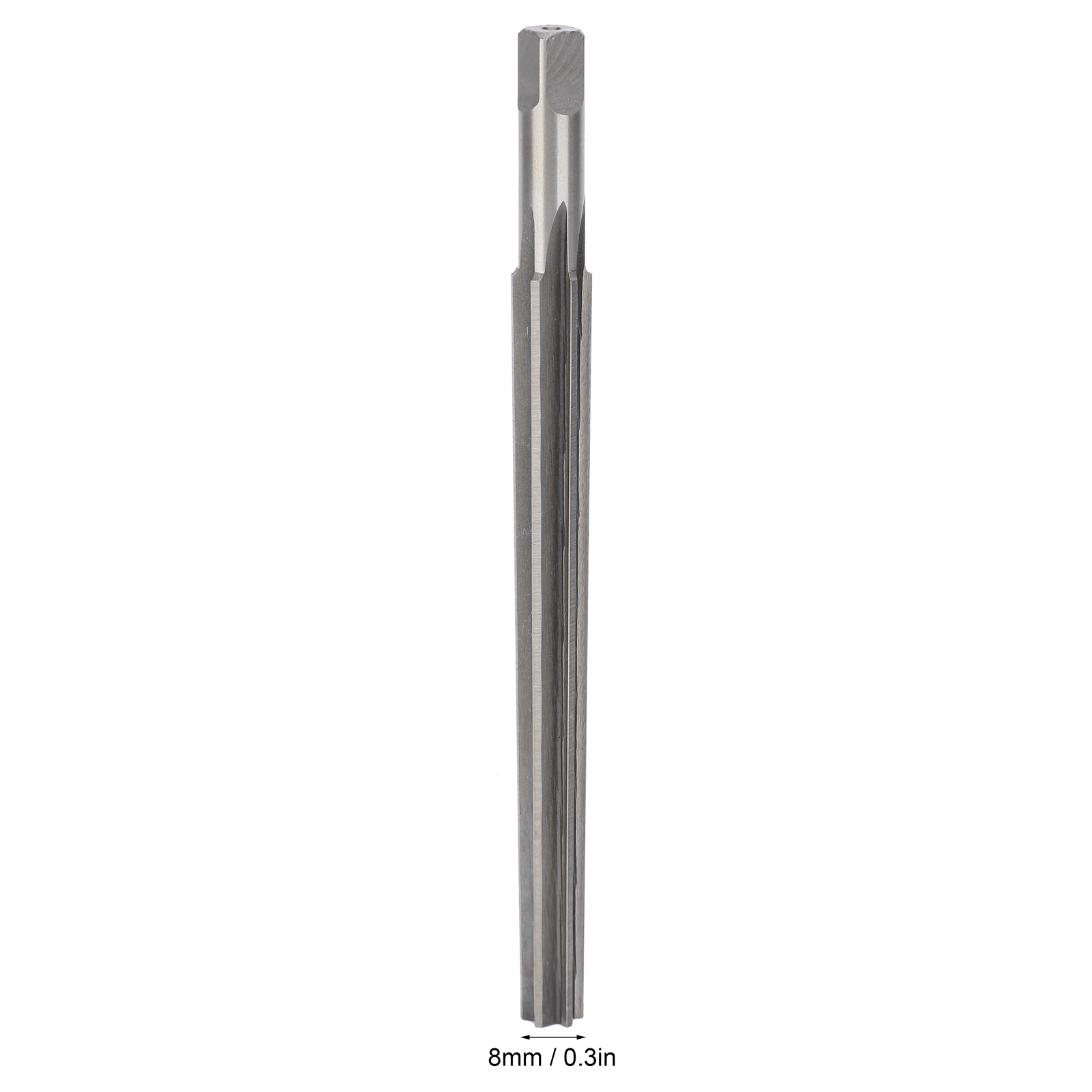 1:50 Maschinenreibahle, Reibahle Mit Geradem Schaft Aus Schnellarbeitsstahl, Spezifikation 8 Mm.