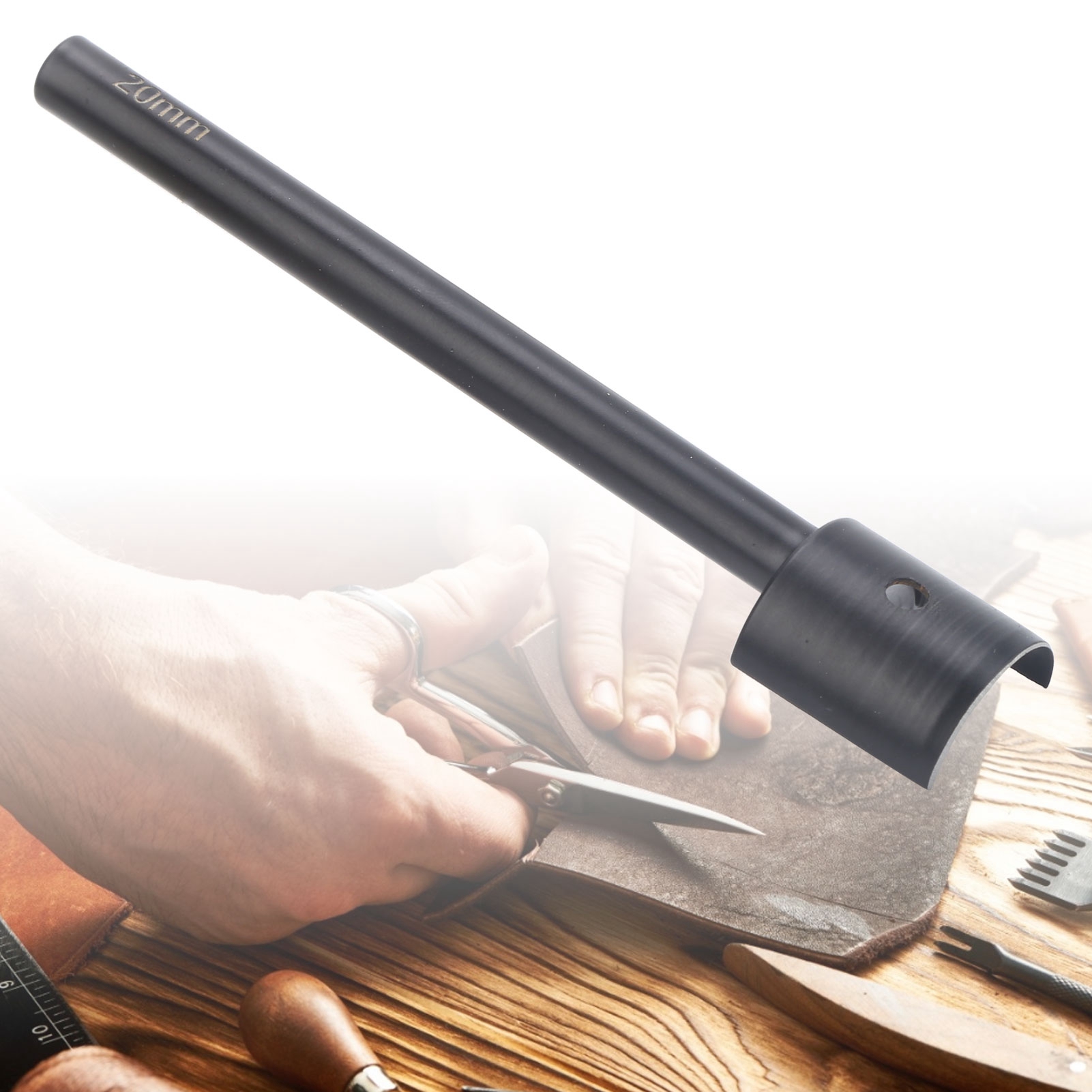 Halbkreisstanze Für Leder, Halbkreis-schneidwerkzeug, Halbkreisstanze Für Lederarbeiten (20 Mm Durchmesser)