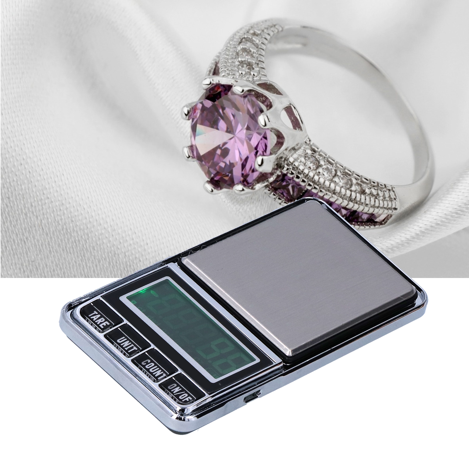 Ds29 Präzisions-schmuckwaage, Taschenwaage Für Gold, 600 G 0,01 G / 1000 G 0,1 G, Usb-betrieben, 600 G 0,01 G