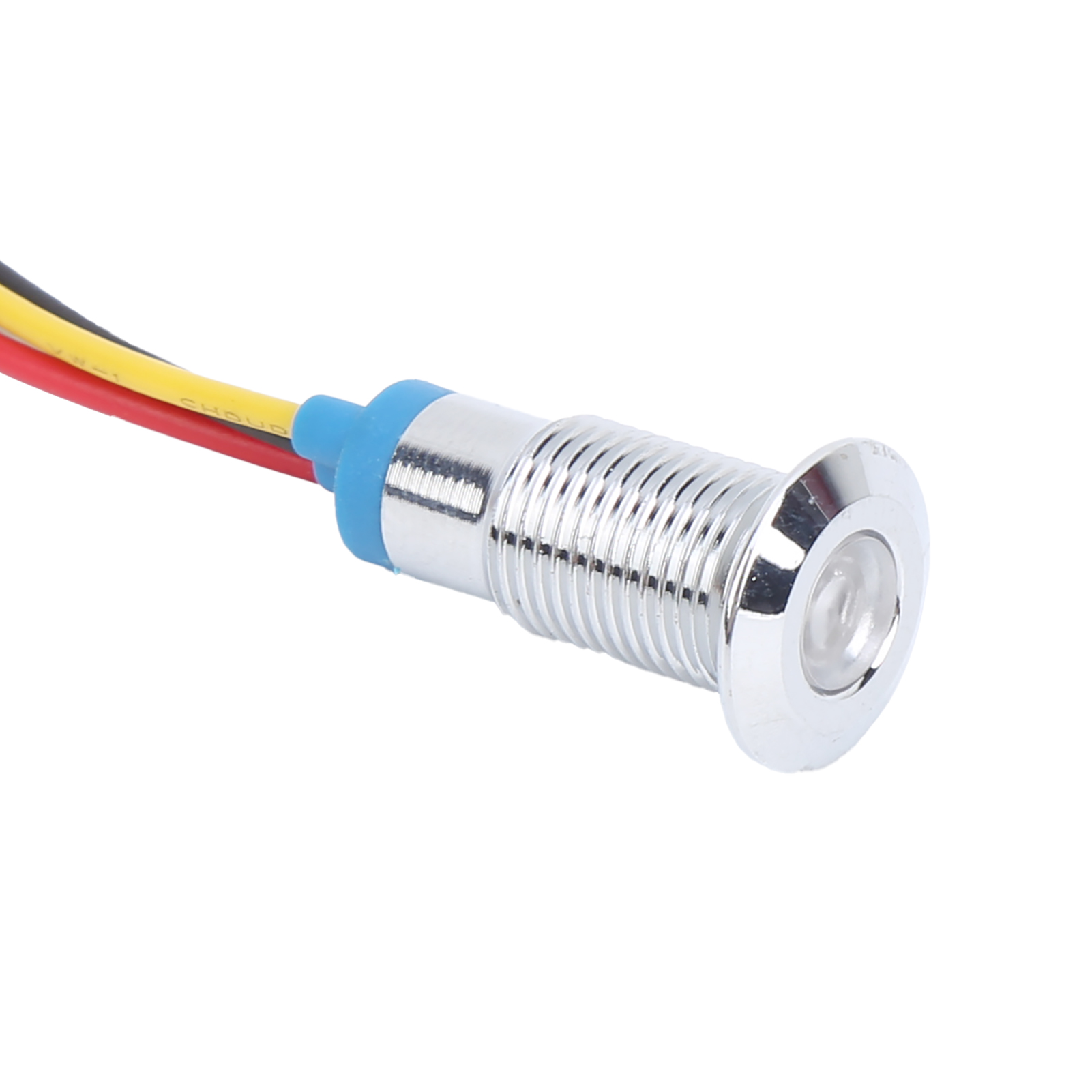 Vier Sets Werden Zusammen Verkauft, 3-6v, 8mm Wasserdicht, Zweifarbige Led-metallanzeigen (rot Und Gelb).