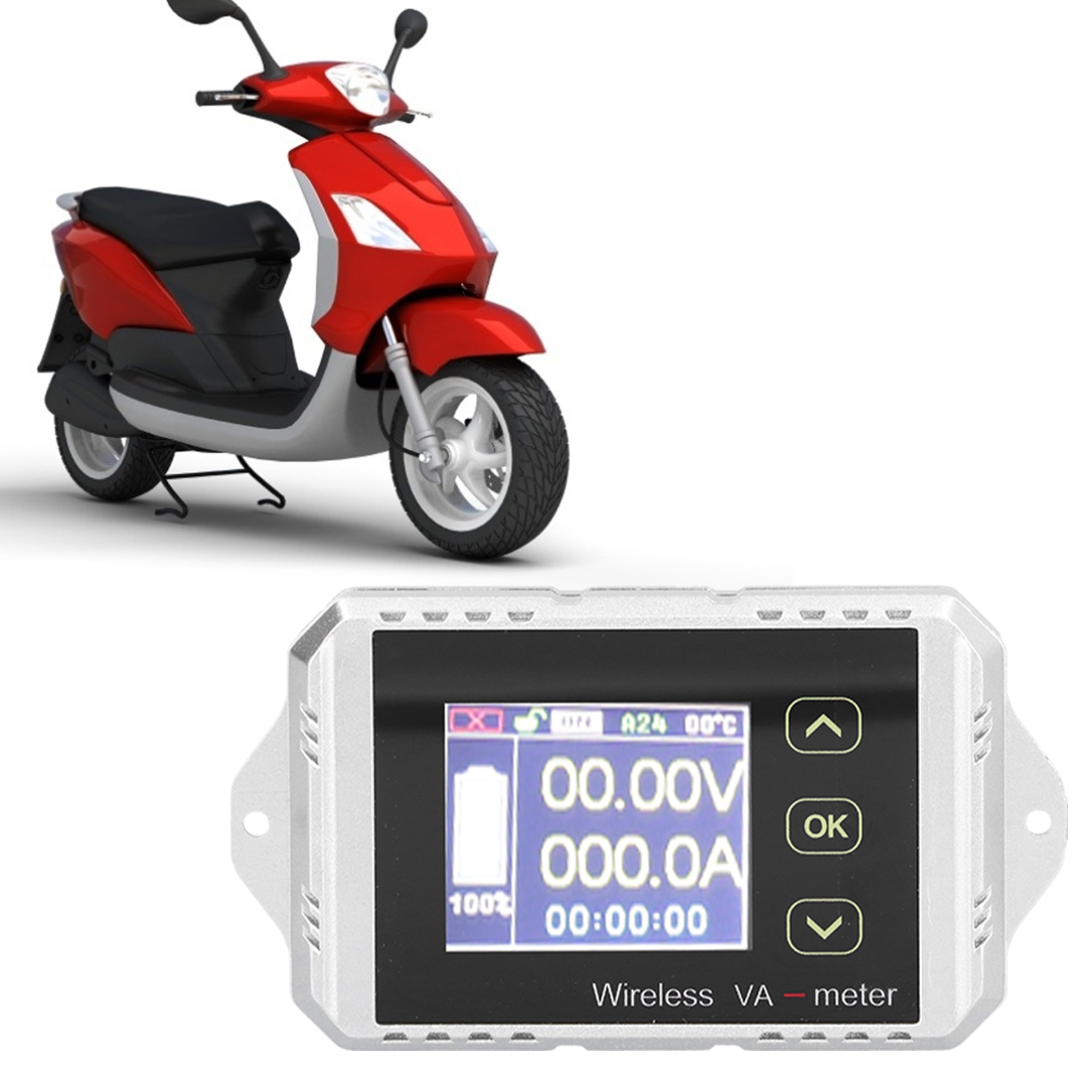 Gleichstrom-voltmeter Mit Farbanzeige, Amperemeter, Kapazitätstester Für Elektrofahrzeuge, Coulombzähler Vat-4300