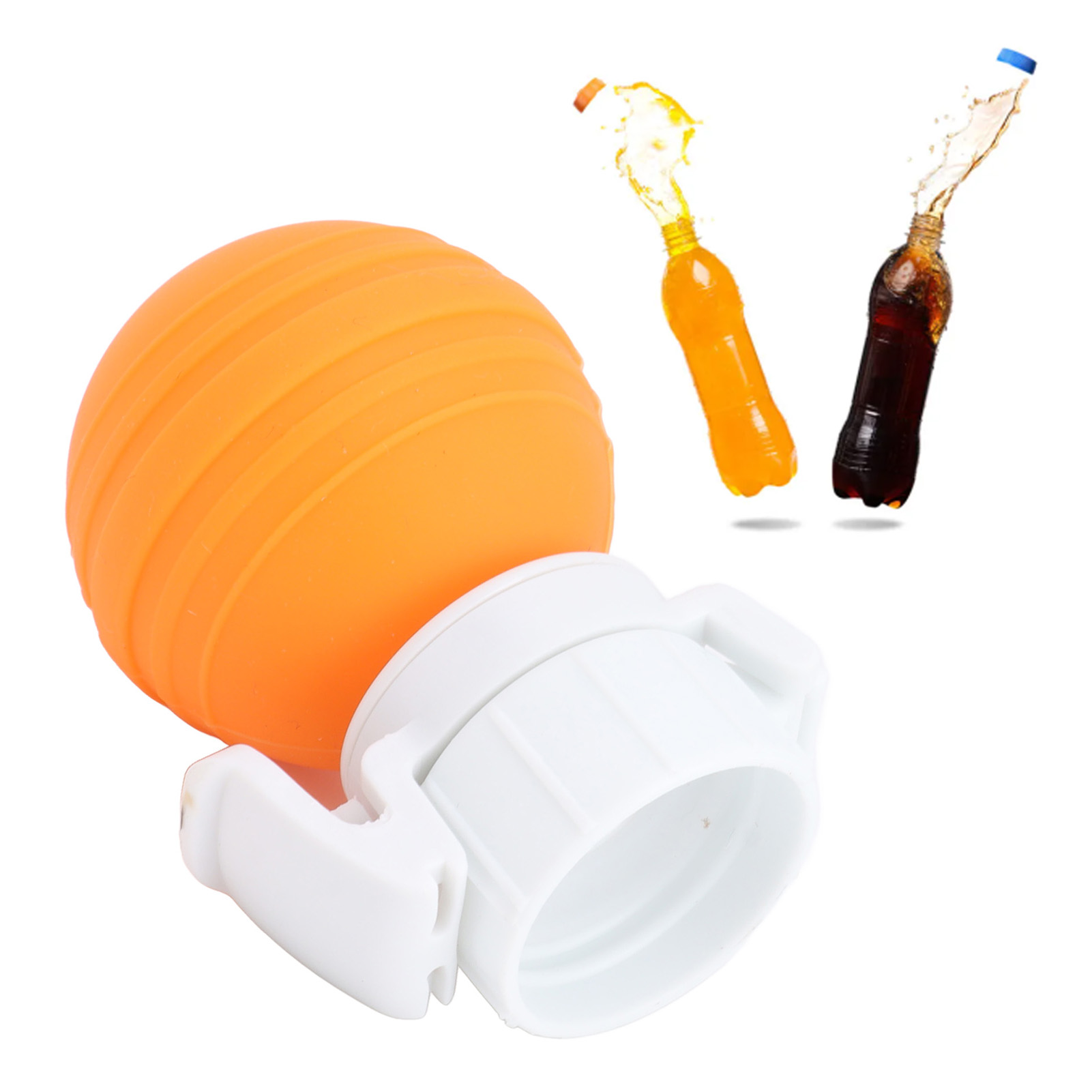 Pumpverschluss, Flaschenverschluss Mit Luftpumpe, Luftpumpenverschluss Für Kohlensäurehaltige Getränke, Auslaufsicherer Verschluss, Damit Ihre Getränke Schaumig Und Orange Bleiben.