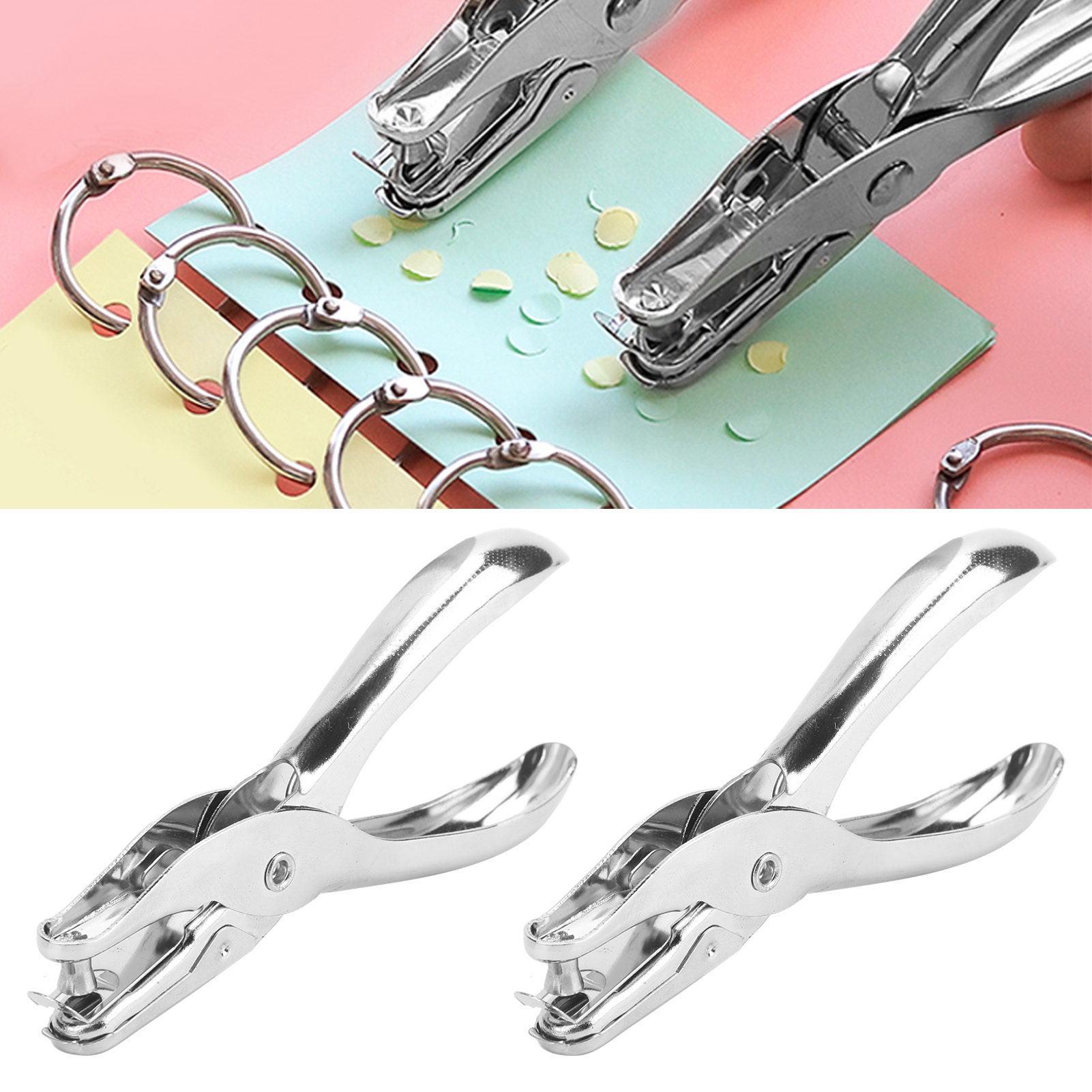 Locher Aus Versilbertem Metall, Manueller Locher, Ticketlocher, Einzellocher