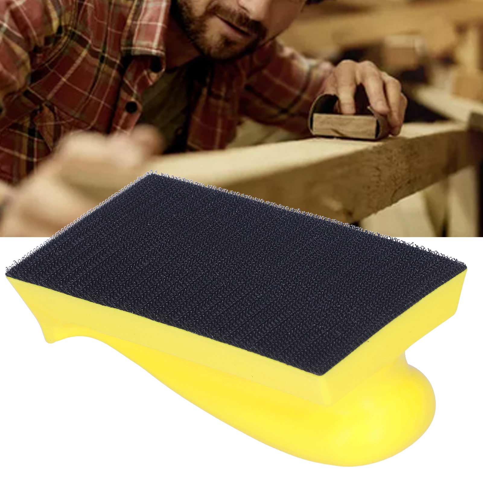 Rechteckiger Handschleifer, Selbstklebendes Schleifpapier, Schiebe-handschleifer Zum Schleifen Von Holz, 13570 Mm.