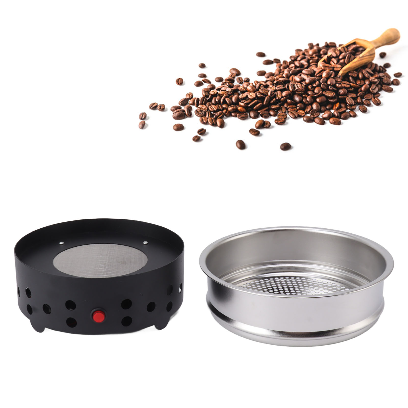 Kleiner Kaffeebohnenröster Für Den Hausgebrauch, Kaffeebohnenkühler, Röstheizung, Kühlplatte, Europäischer Standard 110-220 V