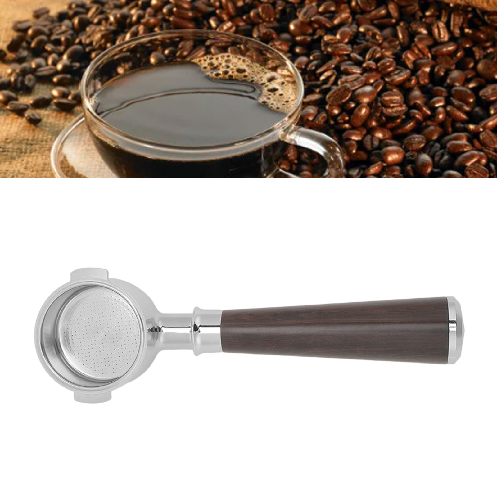De'longhi Eco310 Kaffeemaschine Mit Zwei Griffen, 51 Mm, Edelstahl, Ausführung A, Farbe: Lila-sandelholz