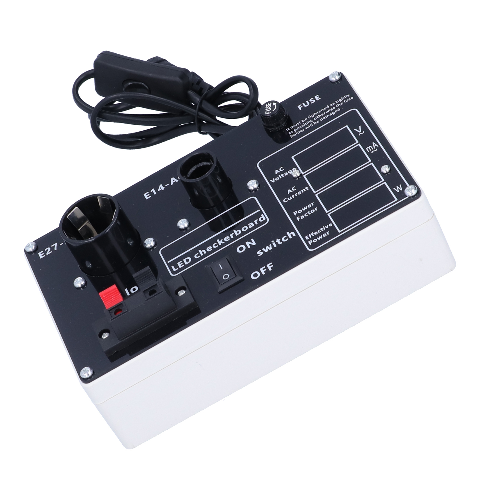 Vereinfachtes Led-netzteil-testkit: Vier Meter Led-anzeige, Lampenplatine, Helligkeitsprüfplatine, Helligkeitsprüfung Und Reparatur Von Fertigen Led-produkten