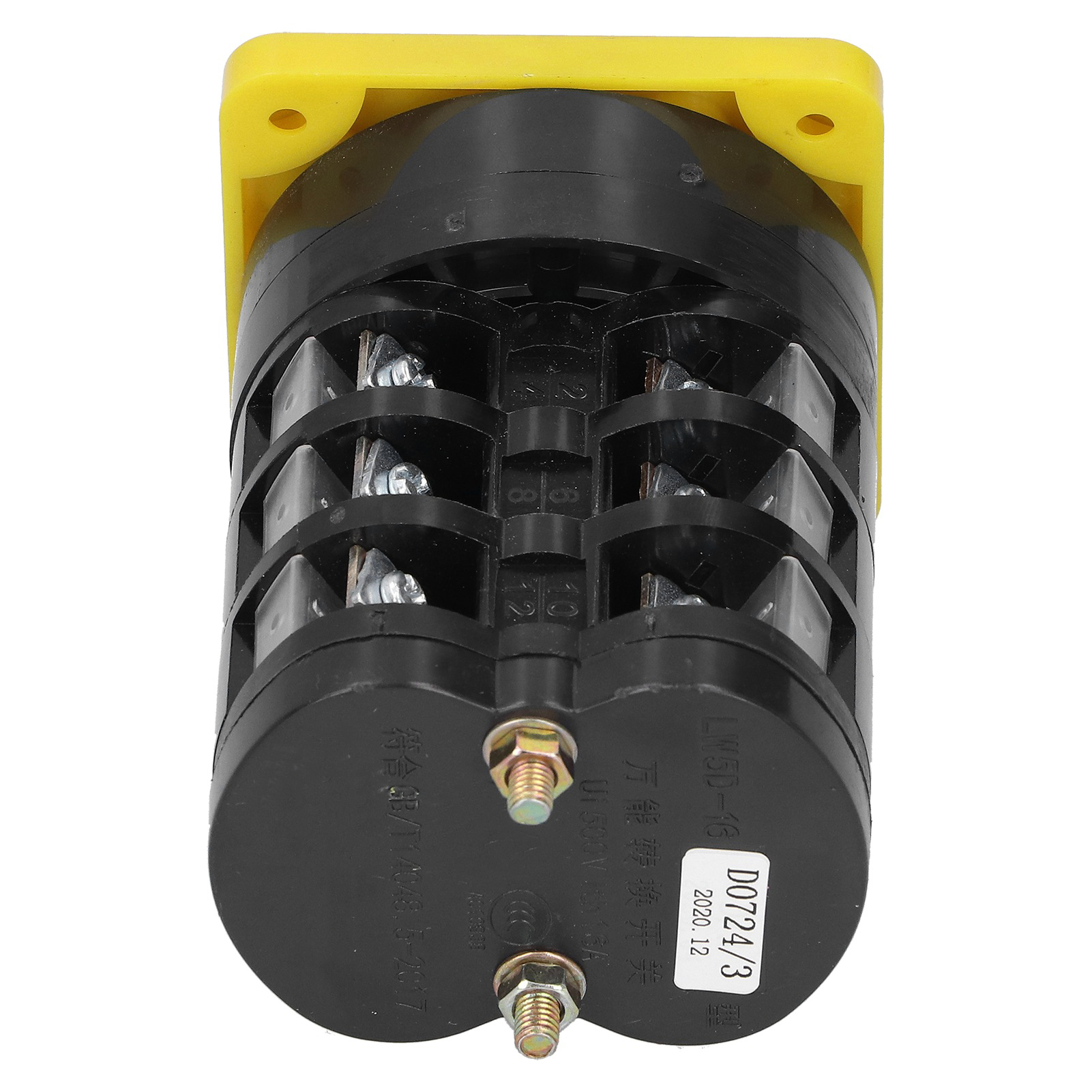 Universeller Umschalter Lw5d-16d0724/3 Kombinierter Lasttrennschalter Und Stromabschalter (1 Aktiv, 2 Standby, 3 Positionen, 110-380v/16a)