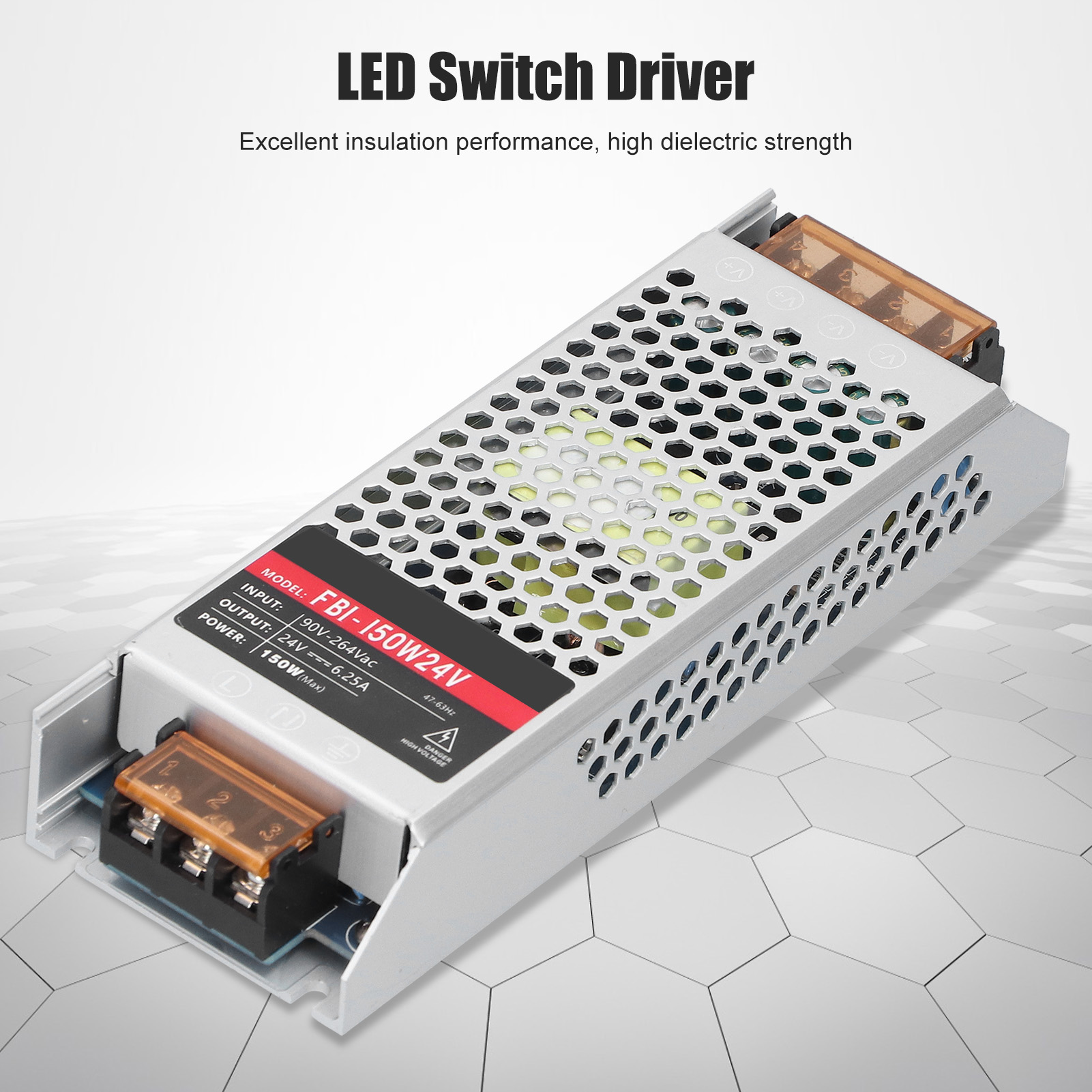 Schaltnetzteil Für Led-streifen Der Fbi-serie Für Den Innenbereich, 150 W, 24 V Dc, Ac 90–264 V