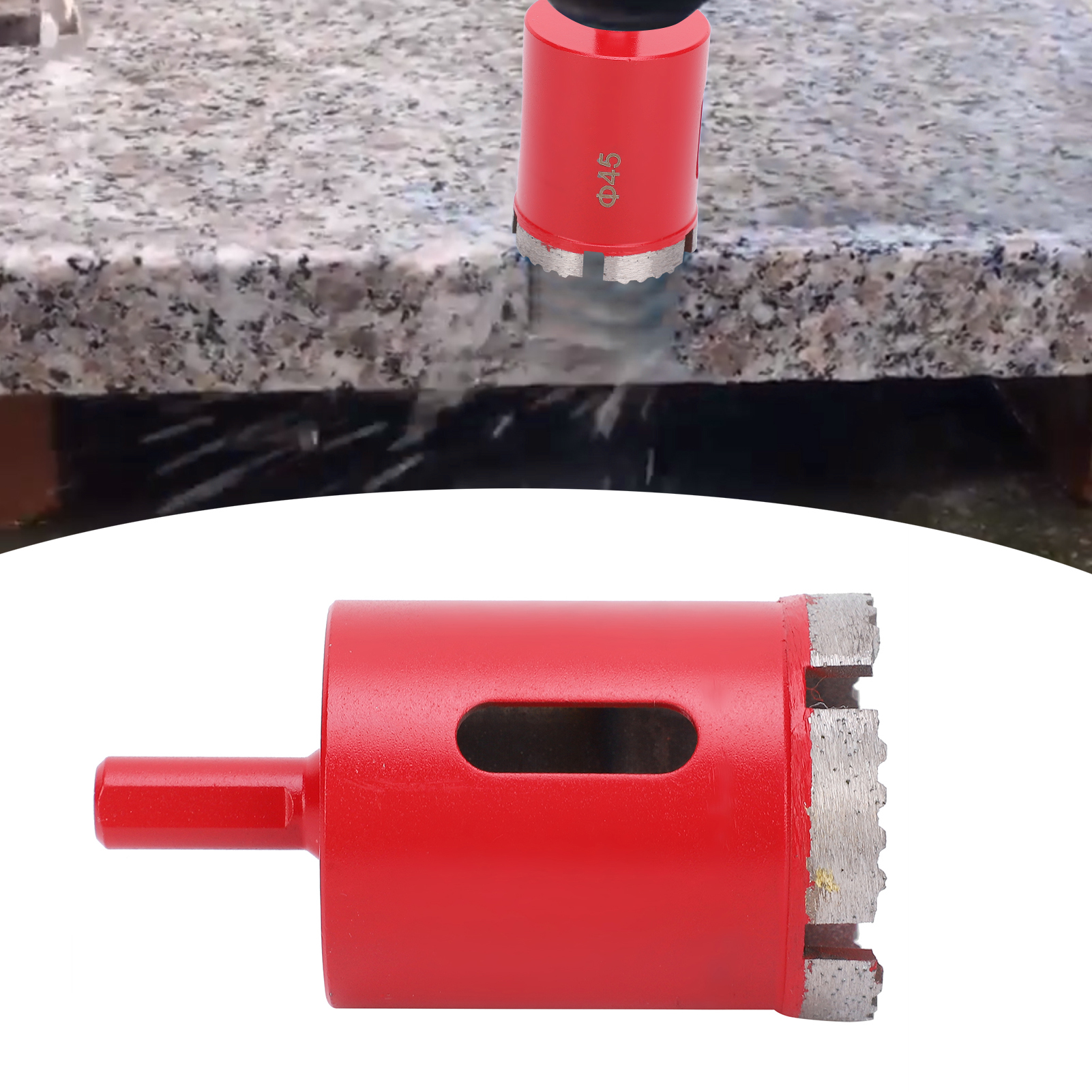 Diamantbohrer Mit Wellenzahnung Φ45 Für Fliesen Und Marmor