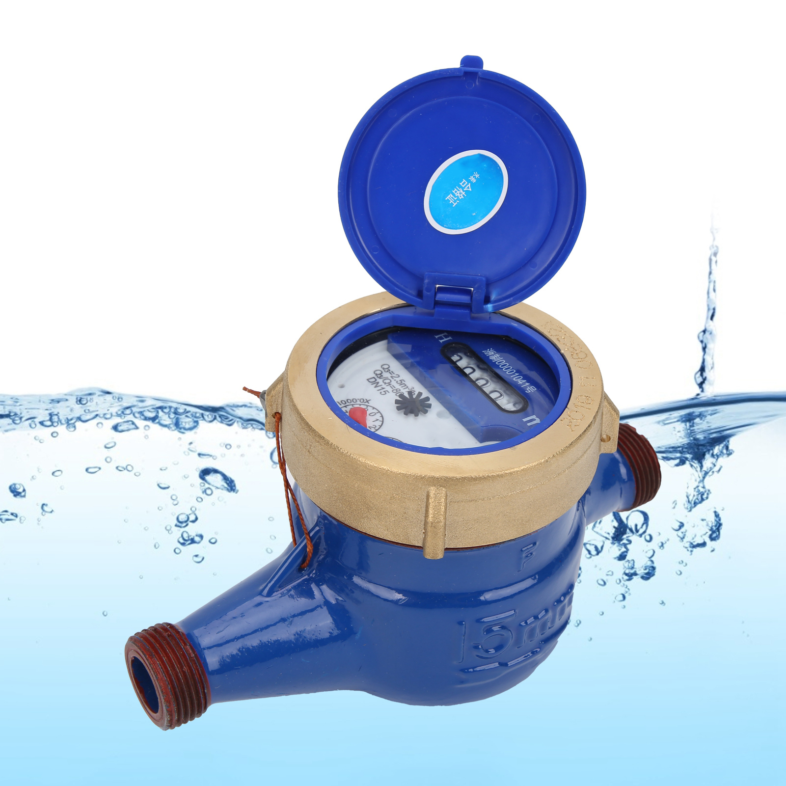 Lxs-20e 1/2 Haushalts-leitungswassermengenmessgerät: Drehflügel-flüssigkeitsdichtungs-wasserzähler, Trockentyp-drehflügel-wasserzähler.