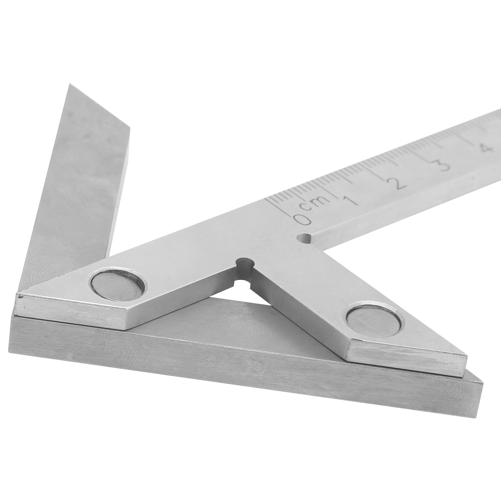 Hochpräziser Zentrierwinkelmesser, Winkellineal, Winkelmesser, Zentrierlehre, 100 X 70 Mm