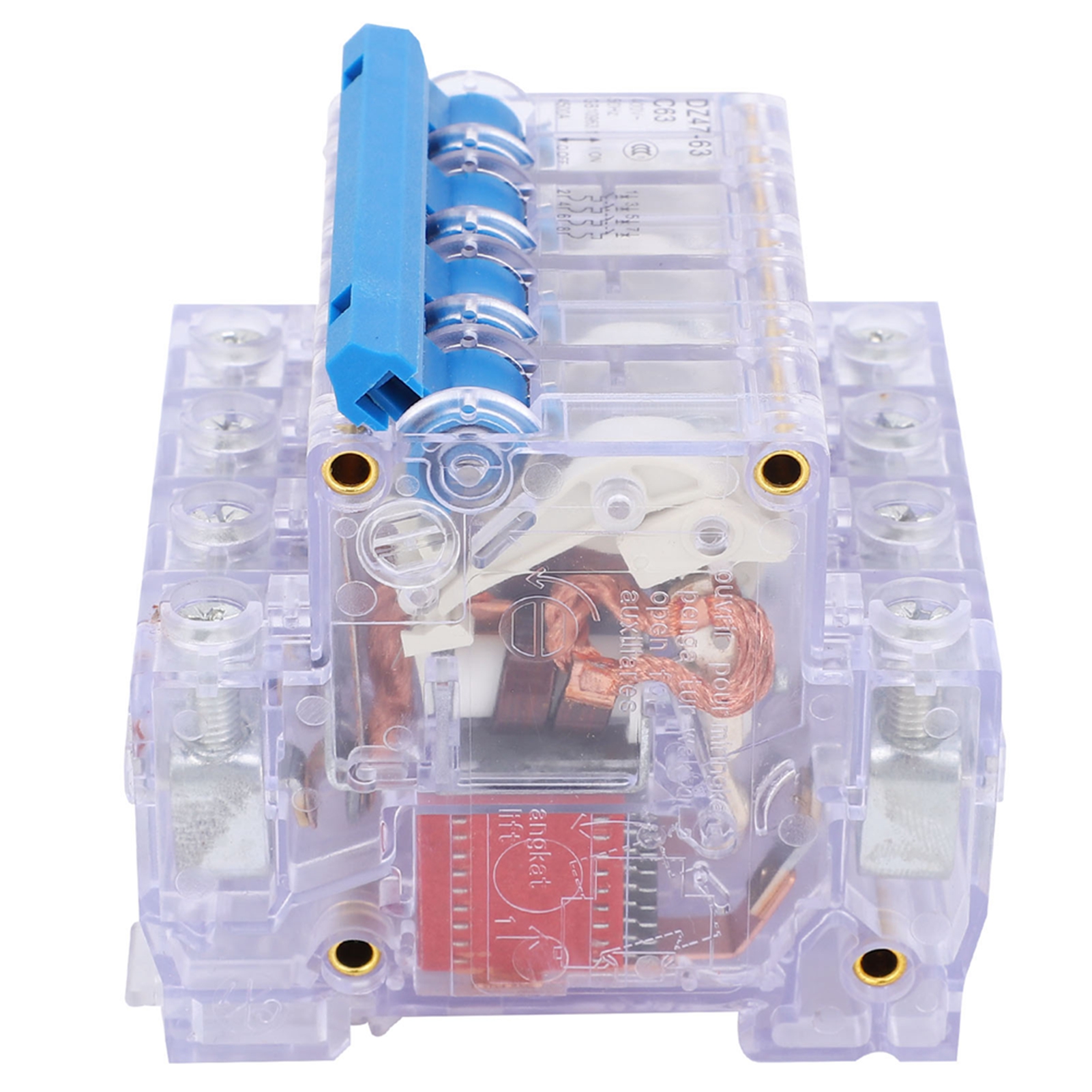 Dz47-63 4p663a Transparenter Luftschalter, Miniatur-leistungsschalter Für Den Hausgebrauch