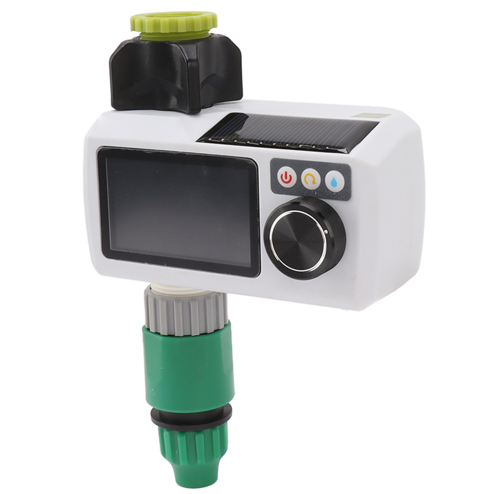 Automatischer Bewässerungsregler Mit Solarregensensor, G3/4-außengewinde Und Gartensprenger. Bitte Geben Sie In Den Bestellhinweisen An, Dass Das Gerät In Einem Pe-beutel Verpackt Werden Soll.