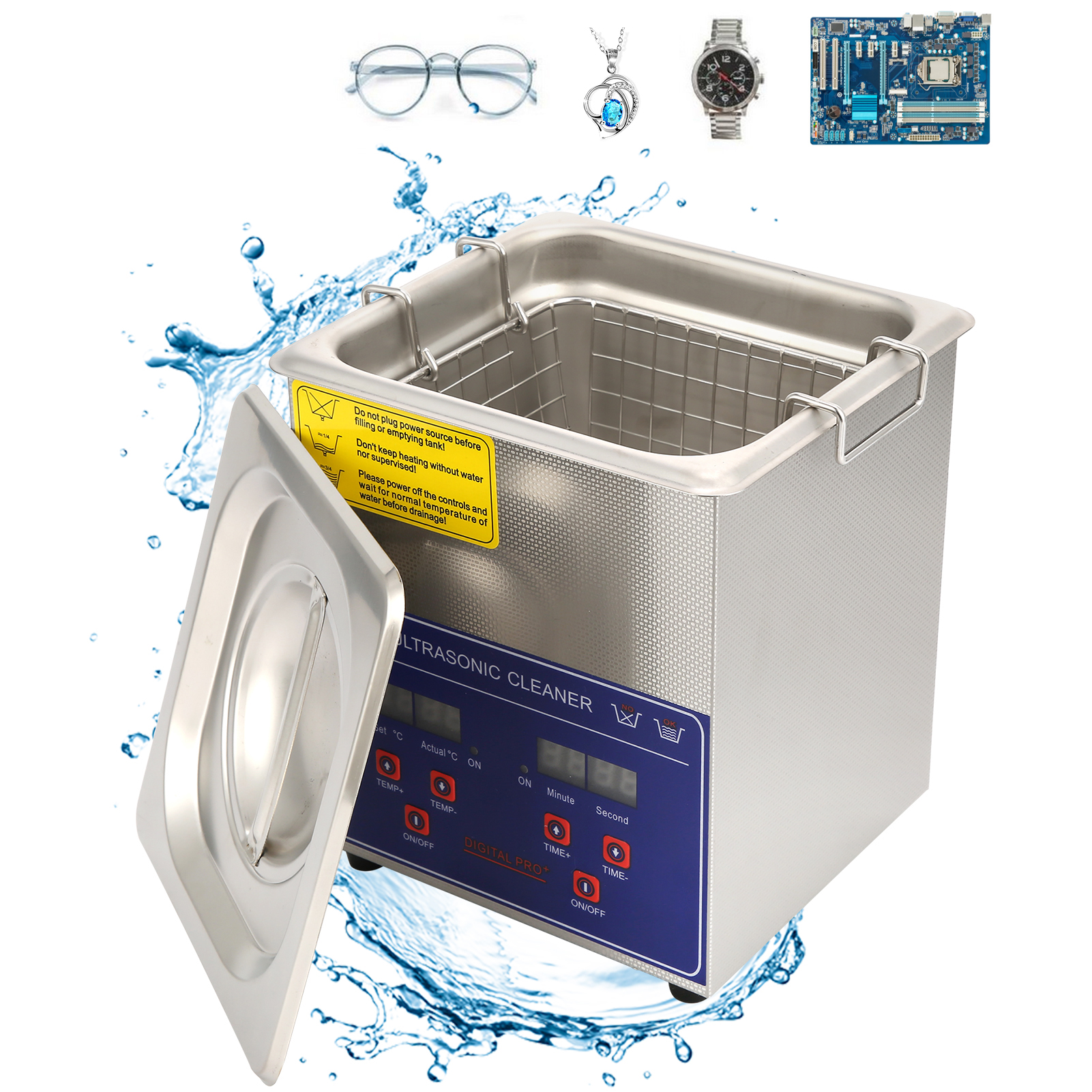 Digitaler Ultraschallreiniger Mit Zeitschaltuhr Ps-08a (europäischer Standard 220 V)
