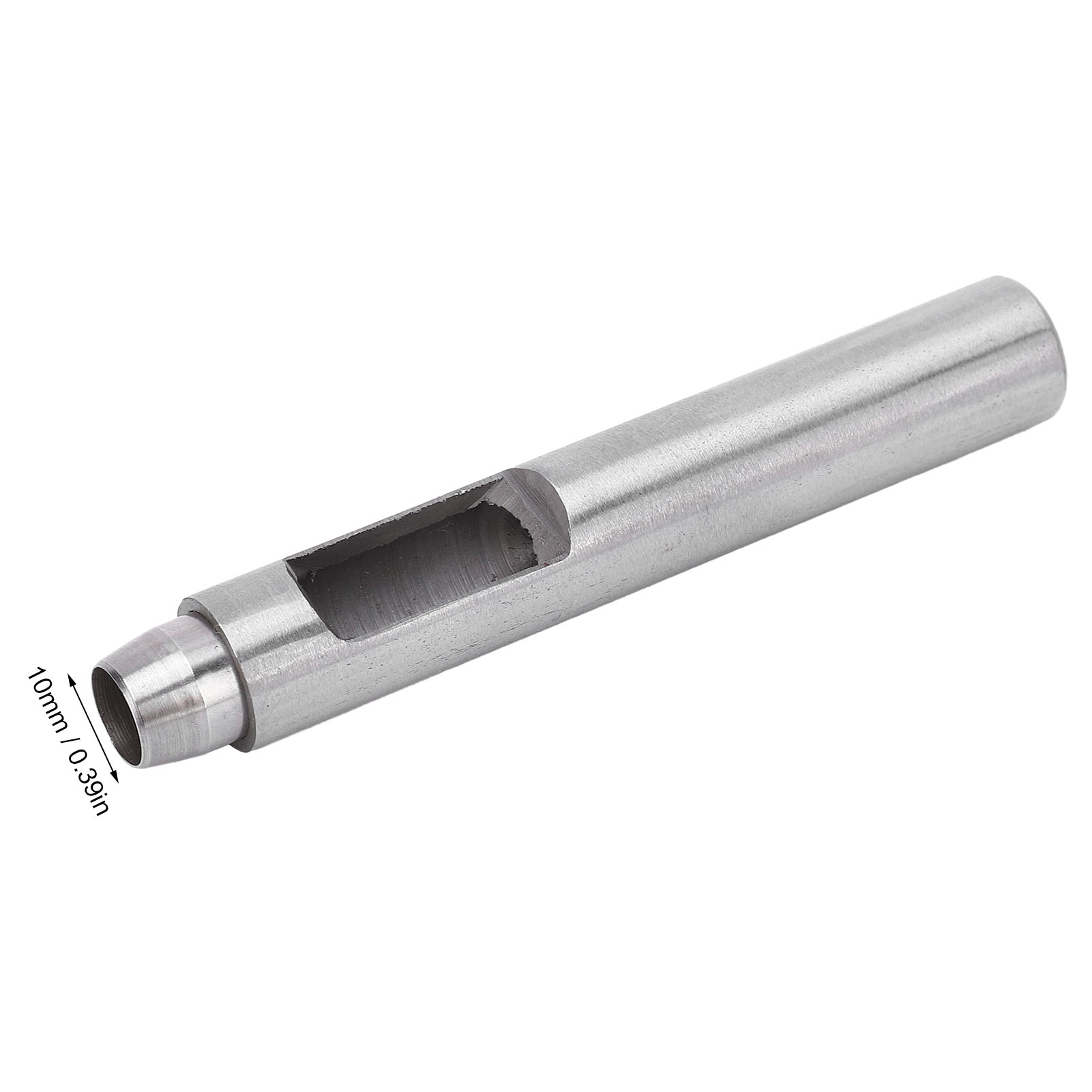 Runde, Gerade Stempel Von 6 Bis 10 Mm, Alle Aus Stahl, Für Lederarbeiten (10 Mm).