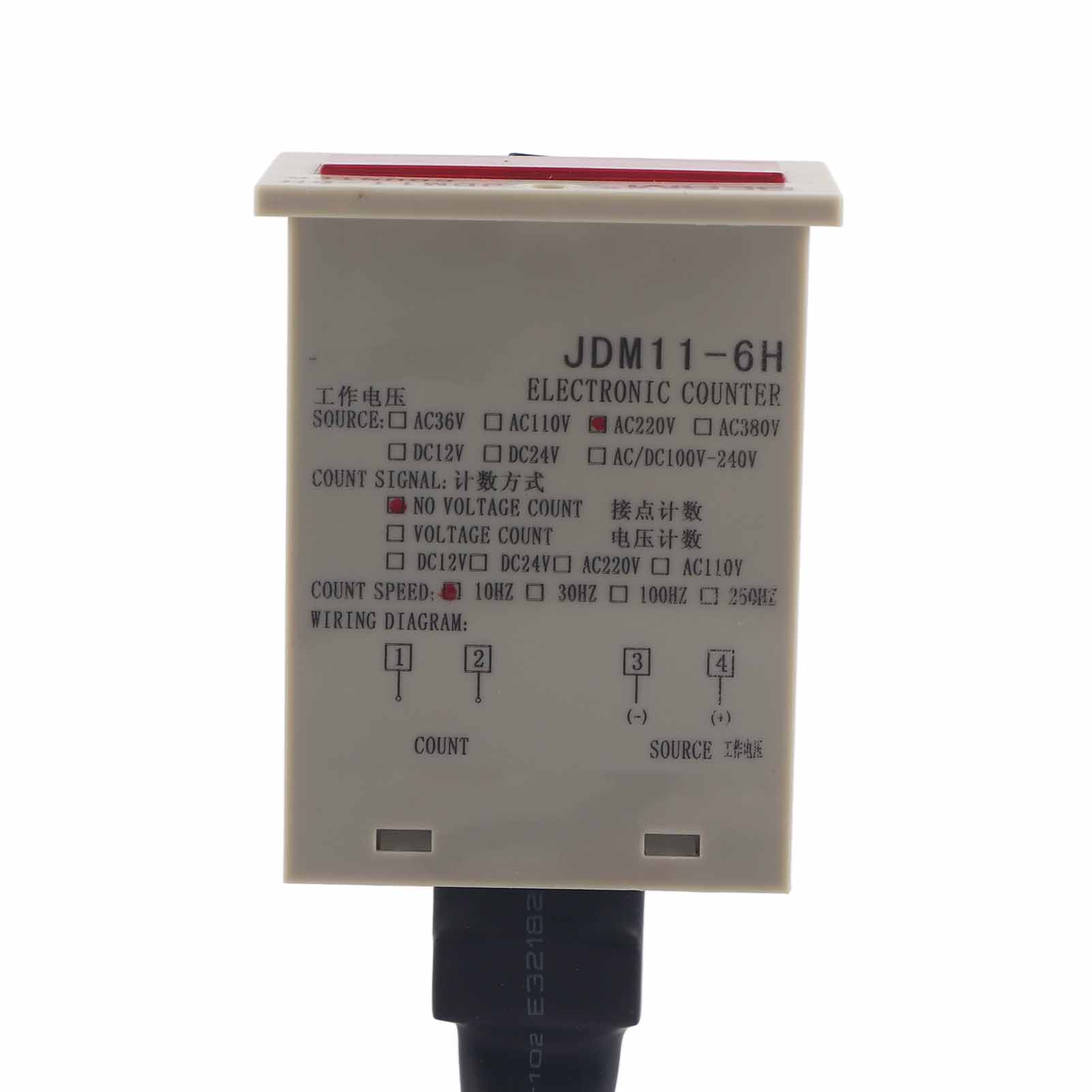 Berm® Bem-6h-12j-ct 220v Ac Induktives Elektronisches Digitales Industriemessgerät