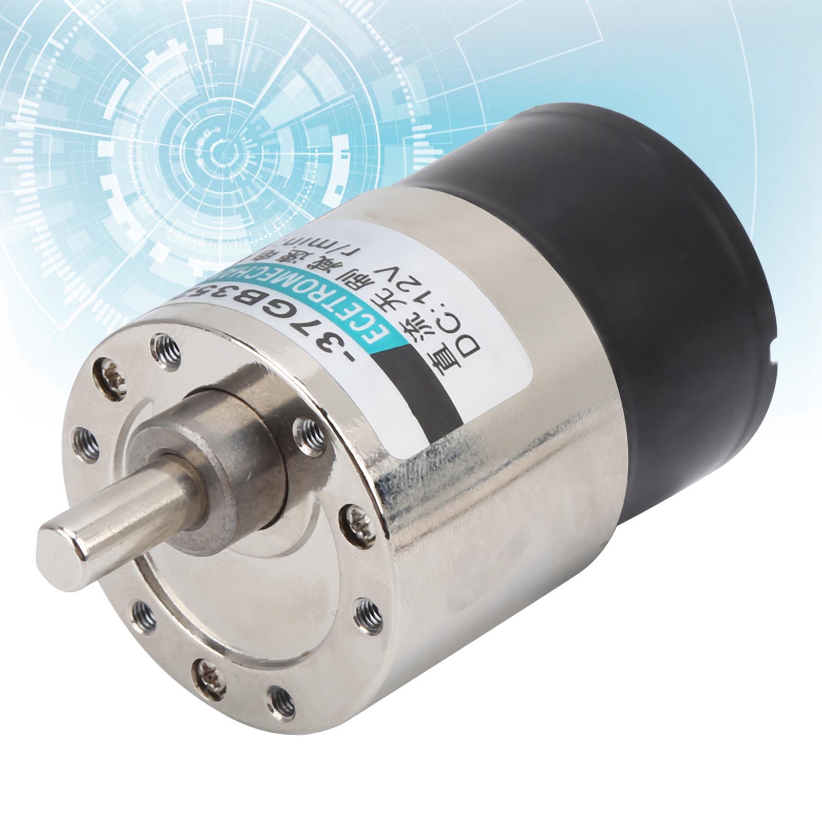 Xd-37gb3525 12-v-gleichstrommotor, Kleiner Bürstenloser Getriebemotor, Vorwärts-/rückwärtsmotor, Motor Mit Niedriger Drehzahl, 600 U/min