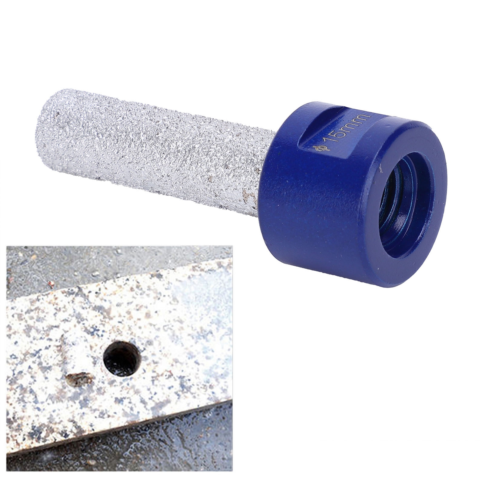 M14 Trocken-diamantbohrer, Gelöteter Fräser Für Granit, Marmor, Keramikfliesen Und Glas, 15 Cm.