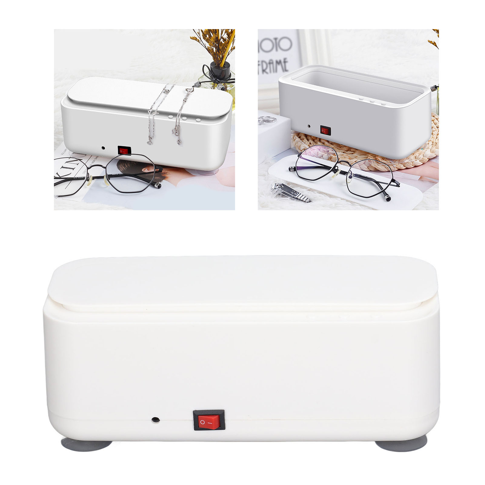 Hochfrequenz-vibrationsreinigungsbox, Geräuschlose Schmuckreinigungsmaschine, Ultraschallreinigungsbox, Usb-betrieben.