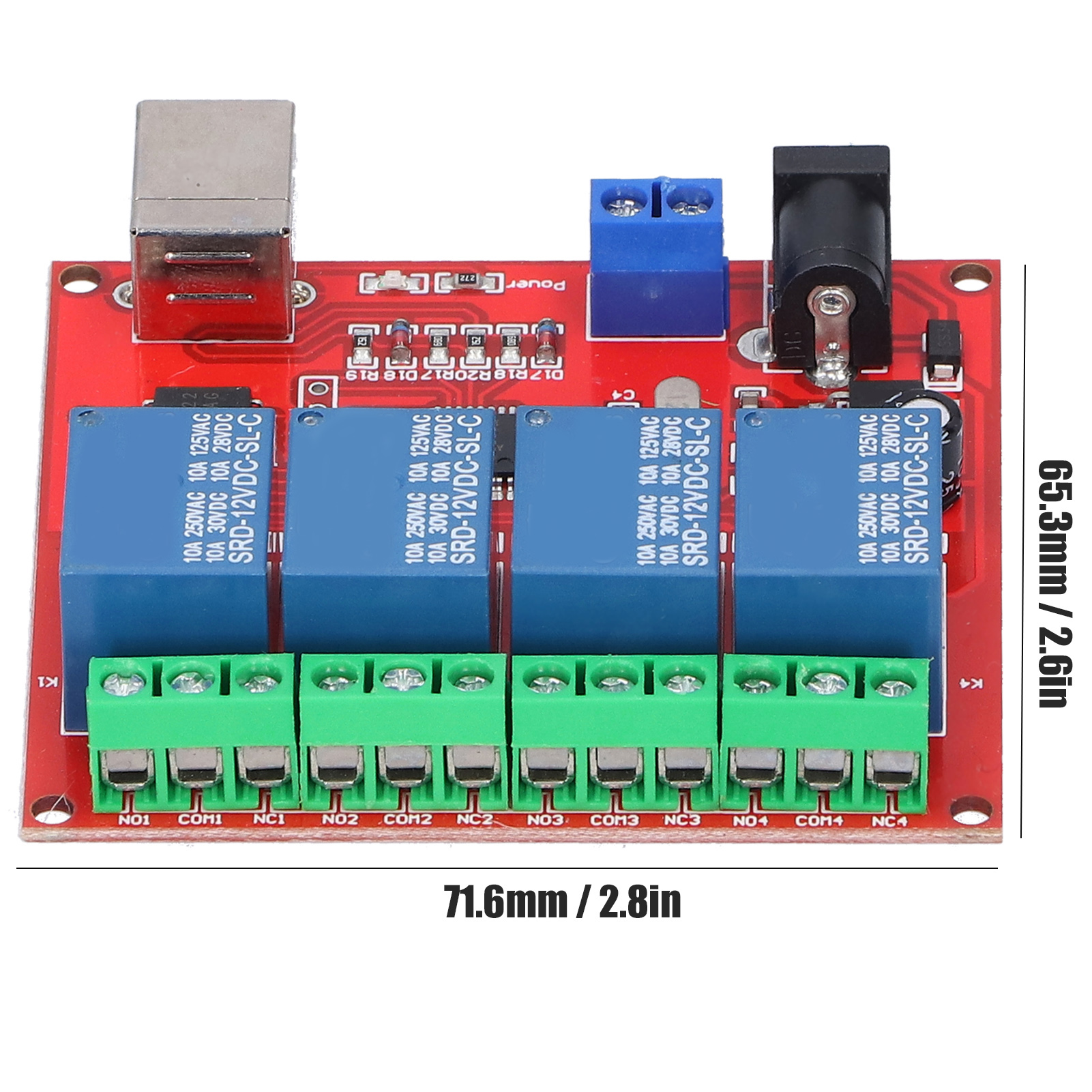 Pc-basierte Intelligente Steuerung Für 4-kanal 12v Treiberloses Relaismodul