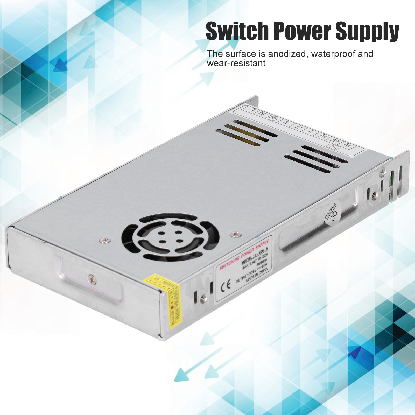Ultraflaches 400-w-5-v-schaltnetzteil Für Leds, 170–250 V Wechselstrom