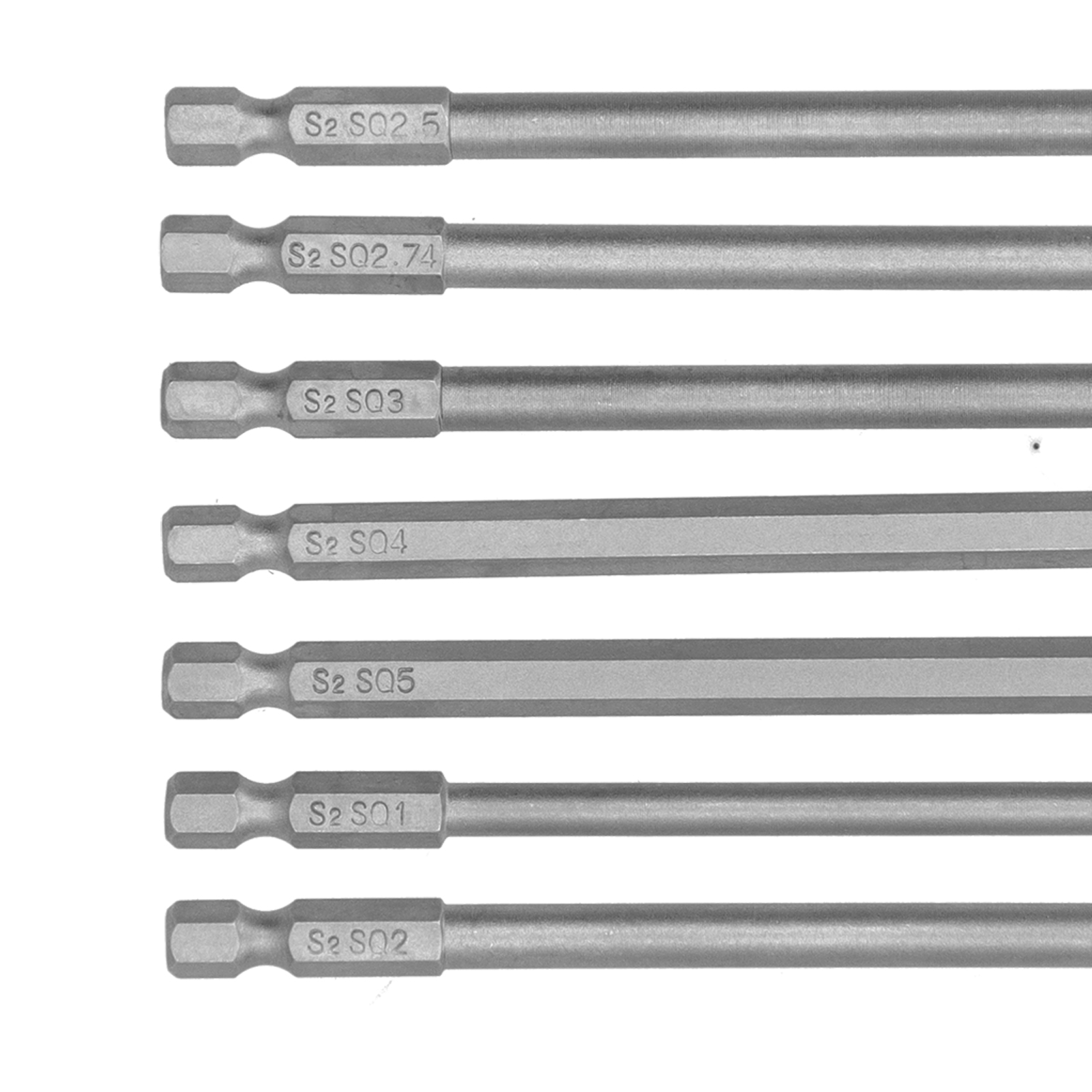 7 X 150 Mm Vierkantbits Für Elektroschrauber