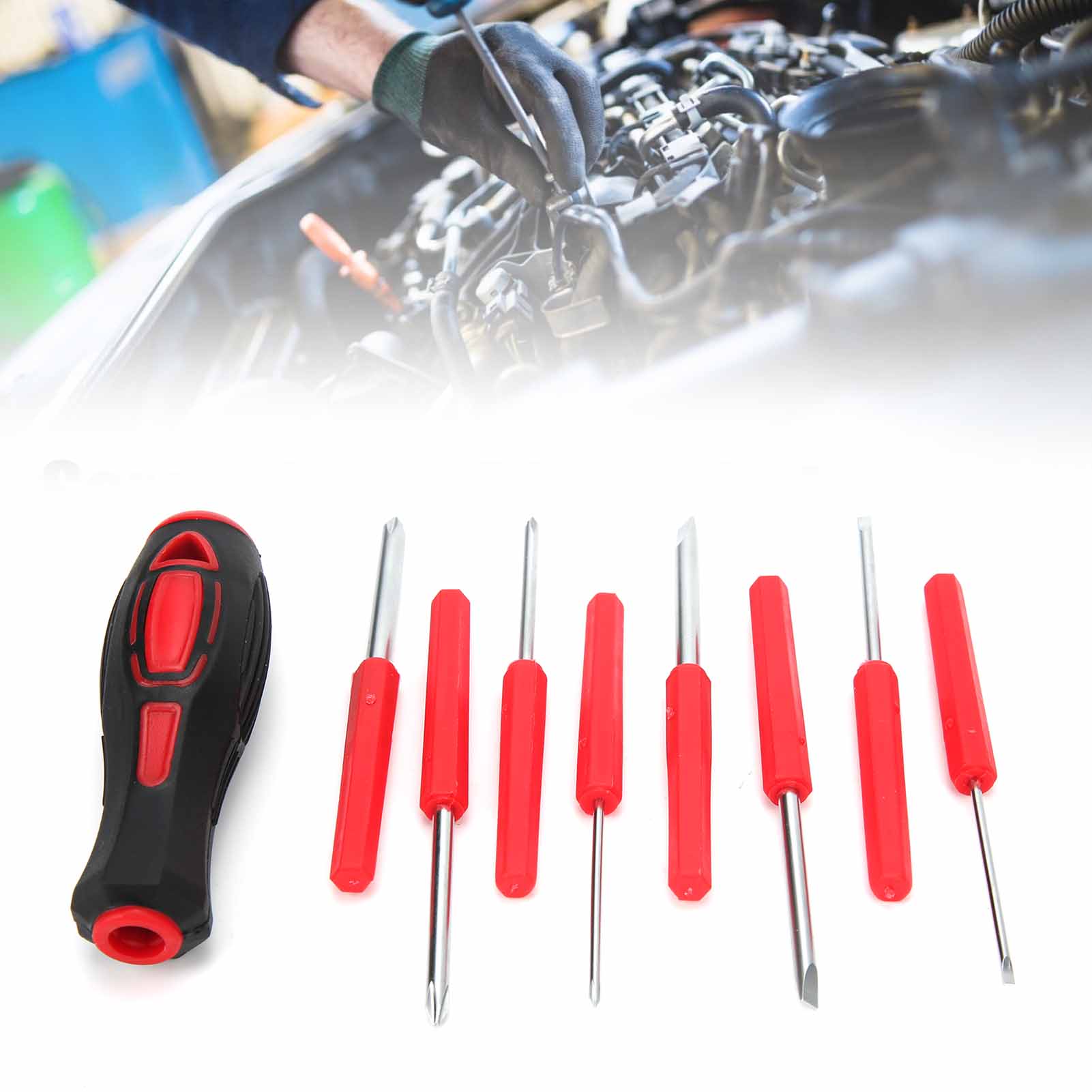 Reed-schraubendreher-kombinationsset, 8-in-1 Multifunktions-reparaturwerkzeug