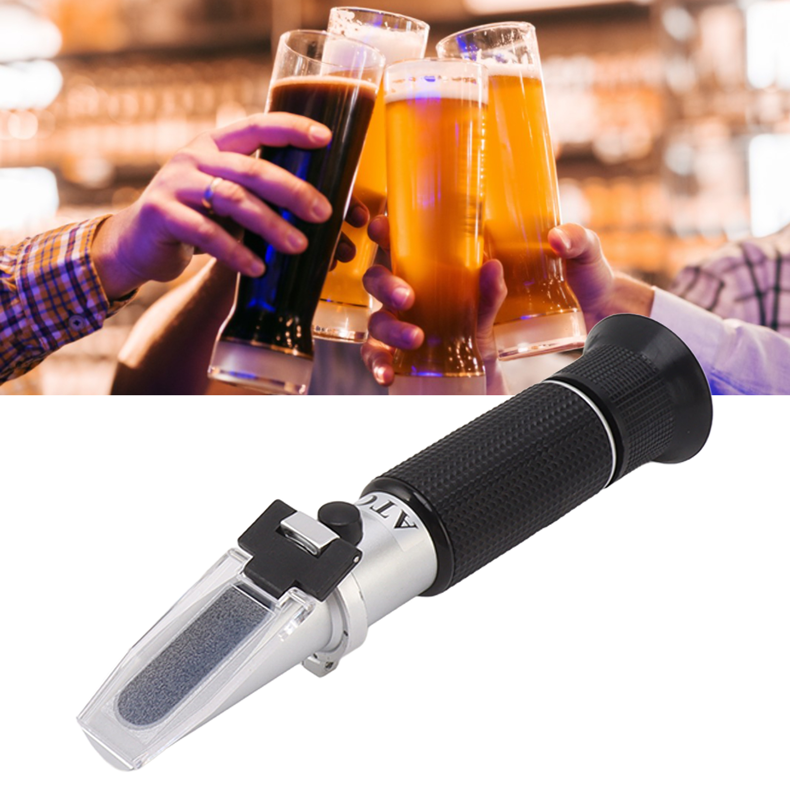 Tragbares Kupferrefraktometer 1,12, Biermalzanalysator, Alkoholtester