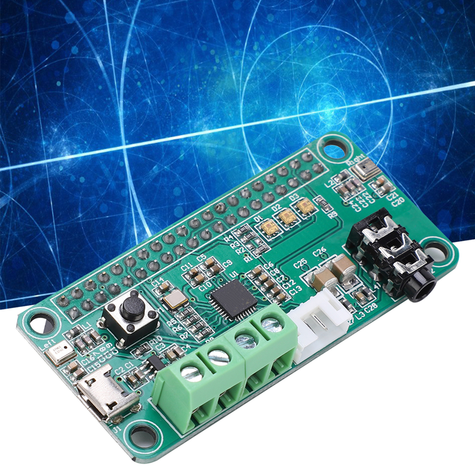 Raspberry Pi Wm8960 Audio-dekodierungsmodul, Intelligente Spracherkennung, Diy-smart-lautsprecher Mit Zwei Mikrofonen