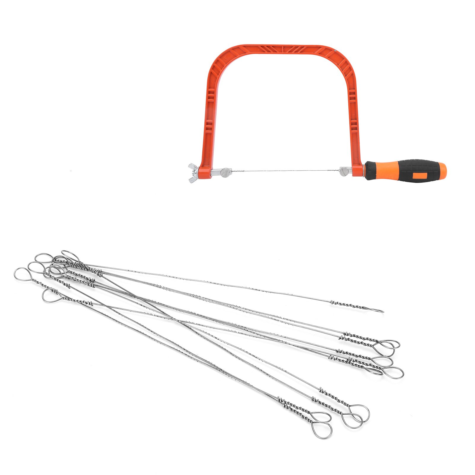 Packung Mit 10 Multifunktionalen 150-mm-drahtsägen Mit Kleinem Sägeblatt.