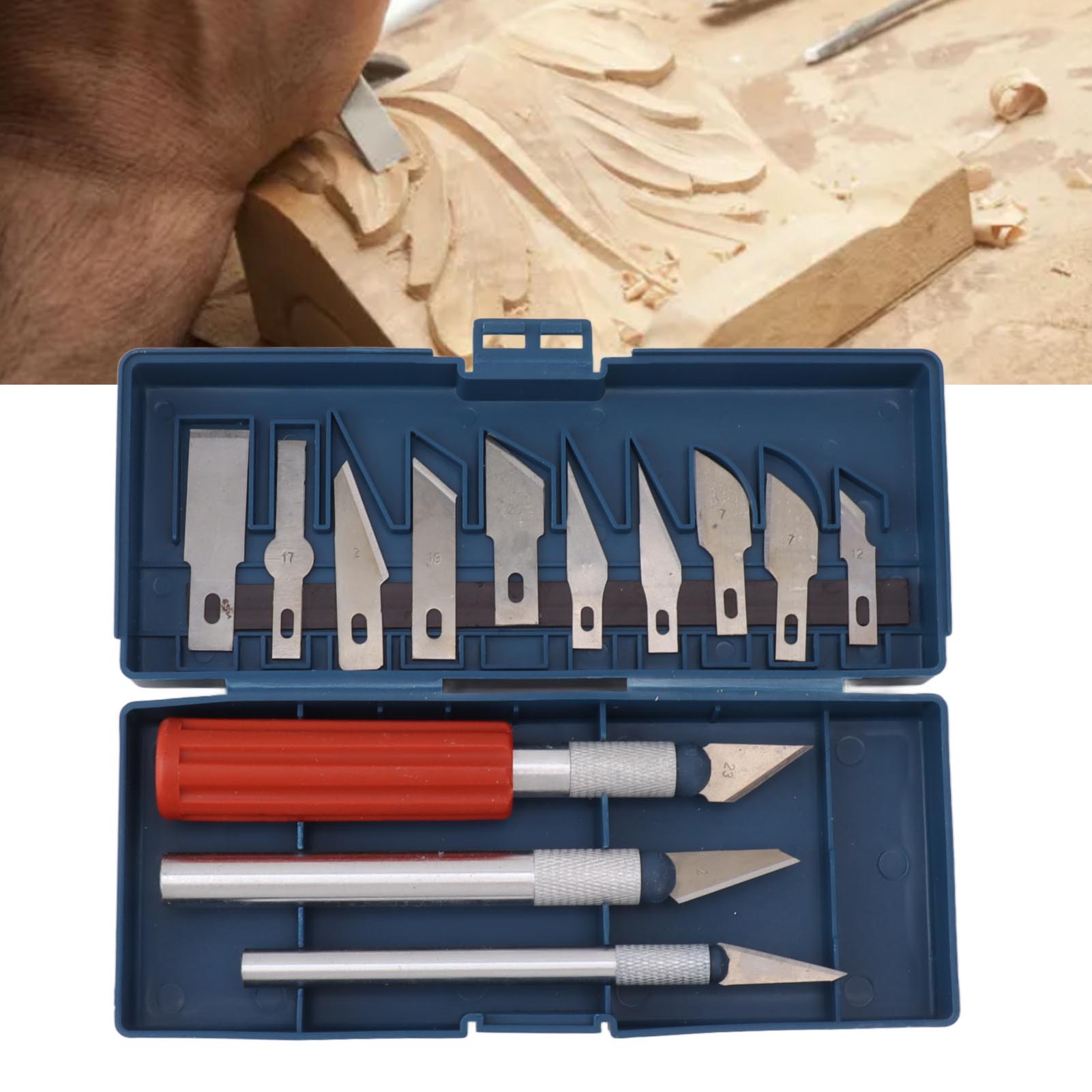 Set Mit 13 Schnitzmessern Für Den Modellbau