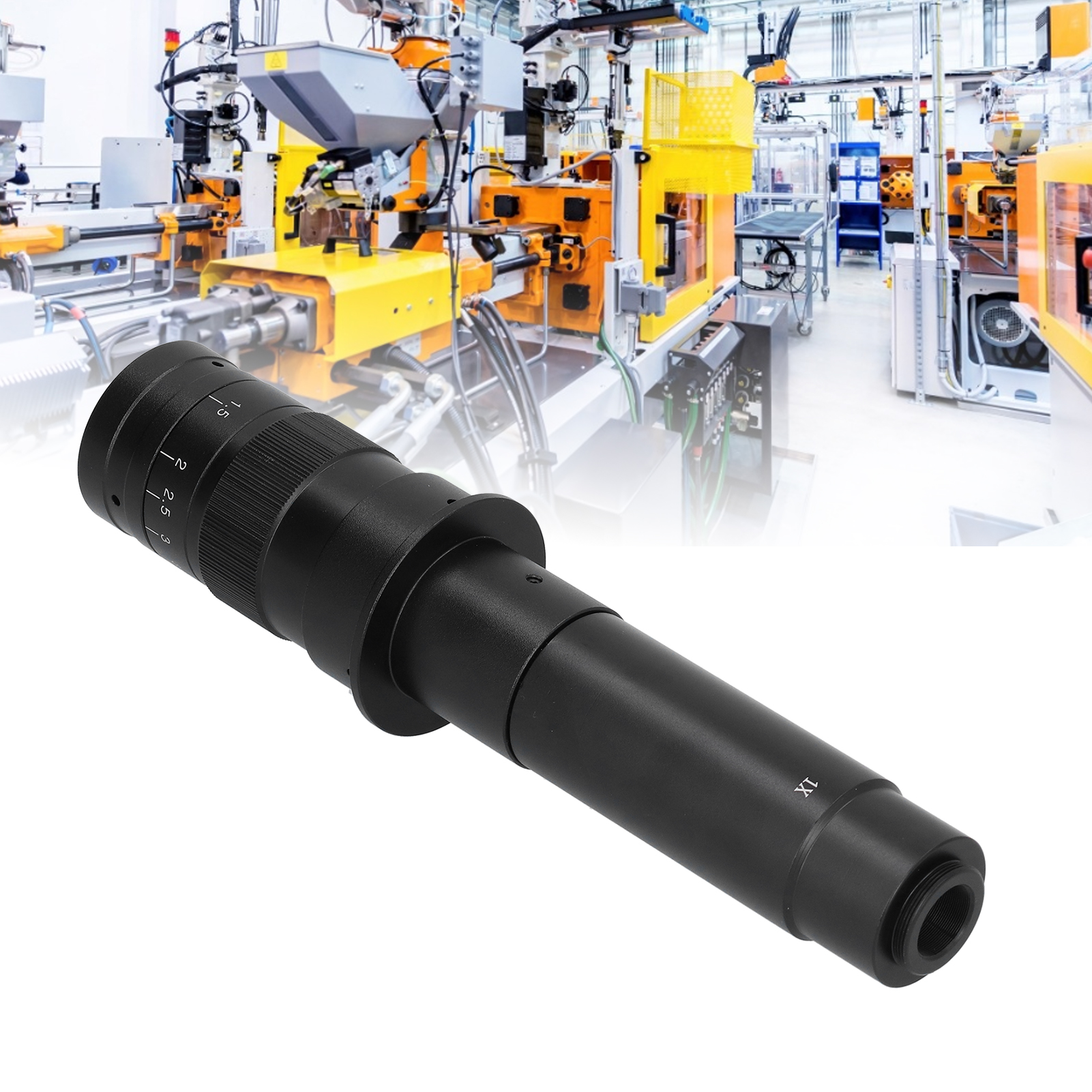 25-mm-c-mount-objektiv Mit Einstellbarem Zoom 300x, Okular/vergrößerungslinse Für Videomikroskop/industriekamera 0,7x-4,5x.