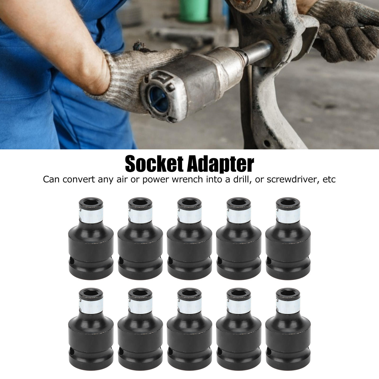 Adapter Für 1/2"-vierkant-kraftschrauber Auf 1/4"-inbusschlüssel