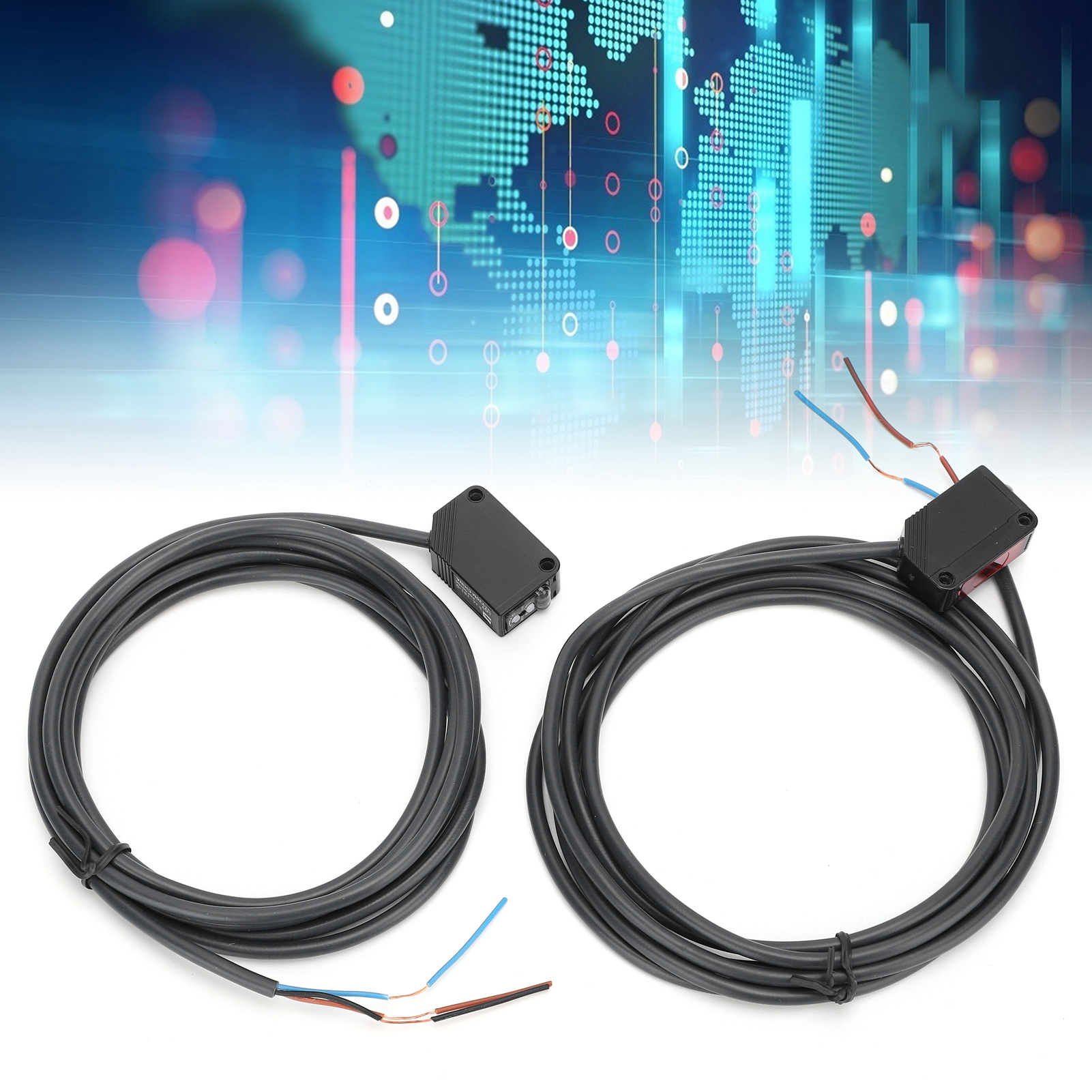 Berm® E3z-t81 Quadratischer Infrarotsensor, 12–24 V Dc Durchgangslichtschranke