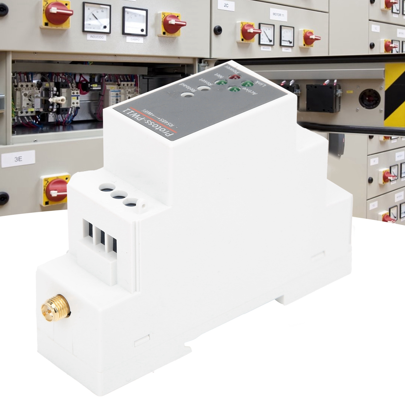 Rs485-seriell-zu-wlan-server Auf Schienen, Alibaba Cloud Iot, 9–50 V Gleichstromversorgung